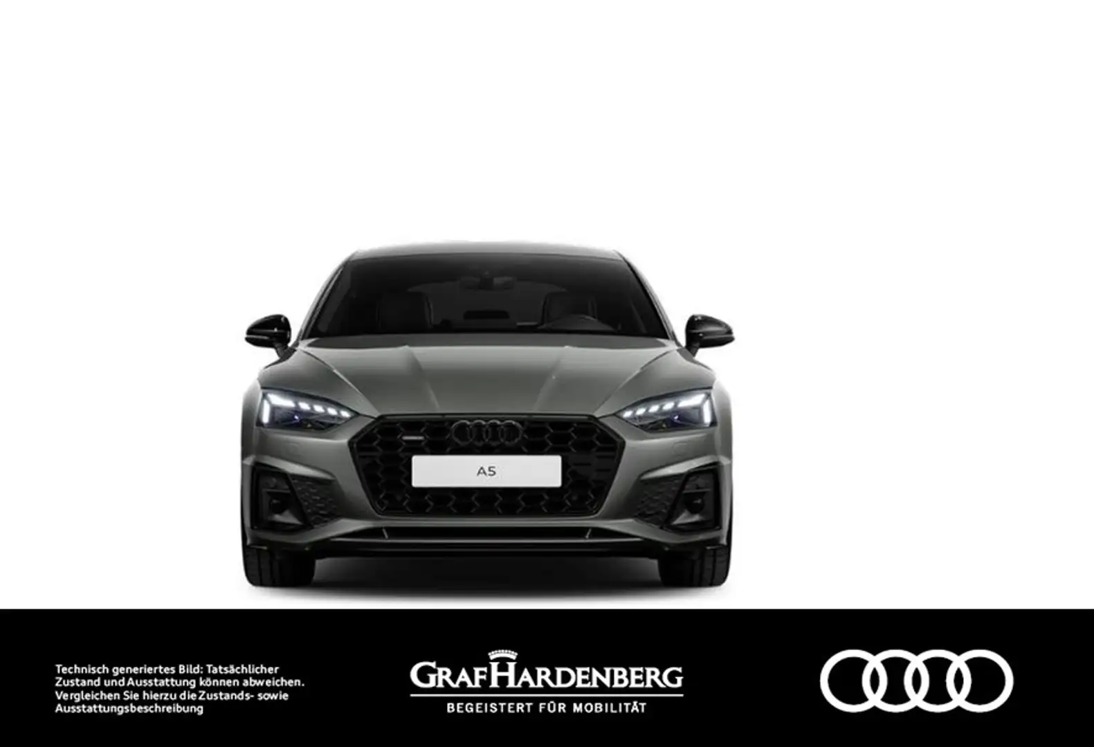 Audi A5 Sportback 40 TDI quattro S line LED Navi AHK Gris - 2