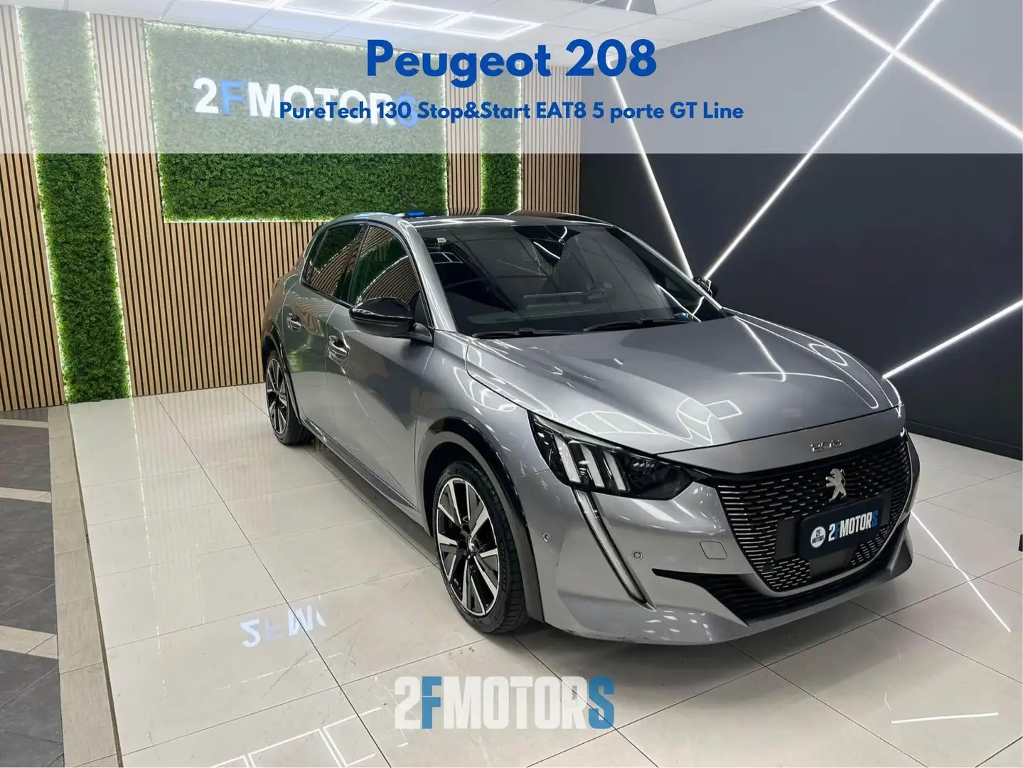 Peugeot 208 1.2 puretech GT Line s EAT8 131 CV Grigio - 1