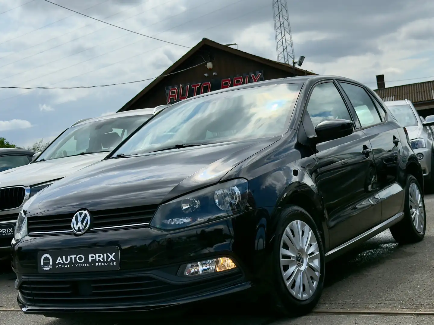 Volkswagen Polo 1.0i Edition BlueMotion Clim Front Assist Carnet Zwart - 1