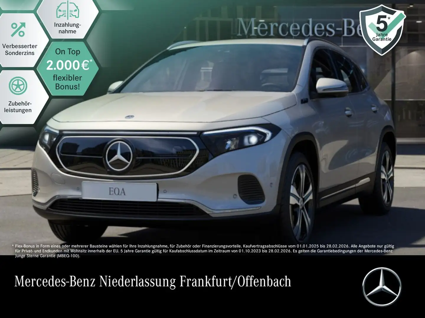 Mercedes-Benz EQA 250 PROG+PLUS-PAKET+360+EDW+KEYLESS+SPUR Argintiu - 1