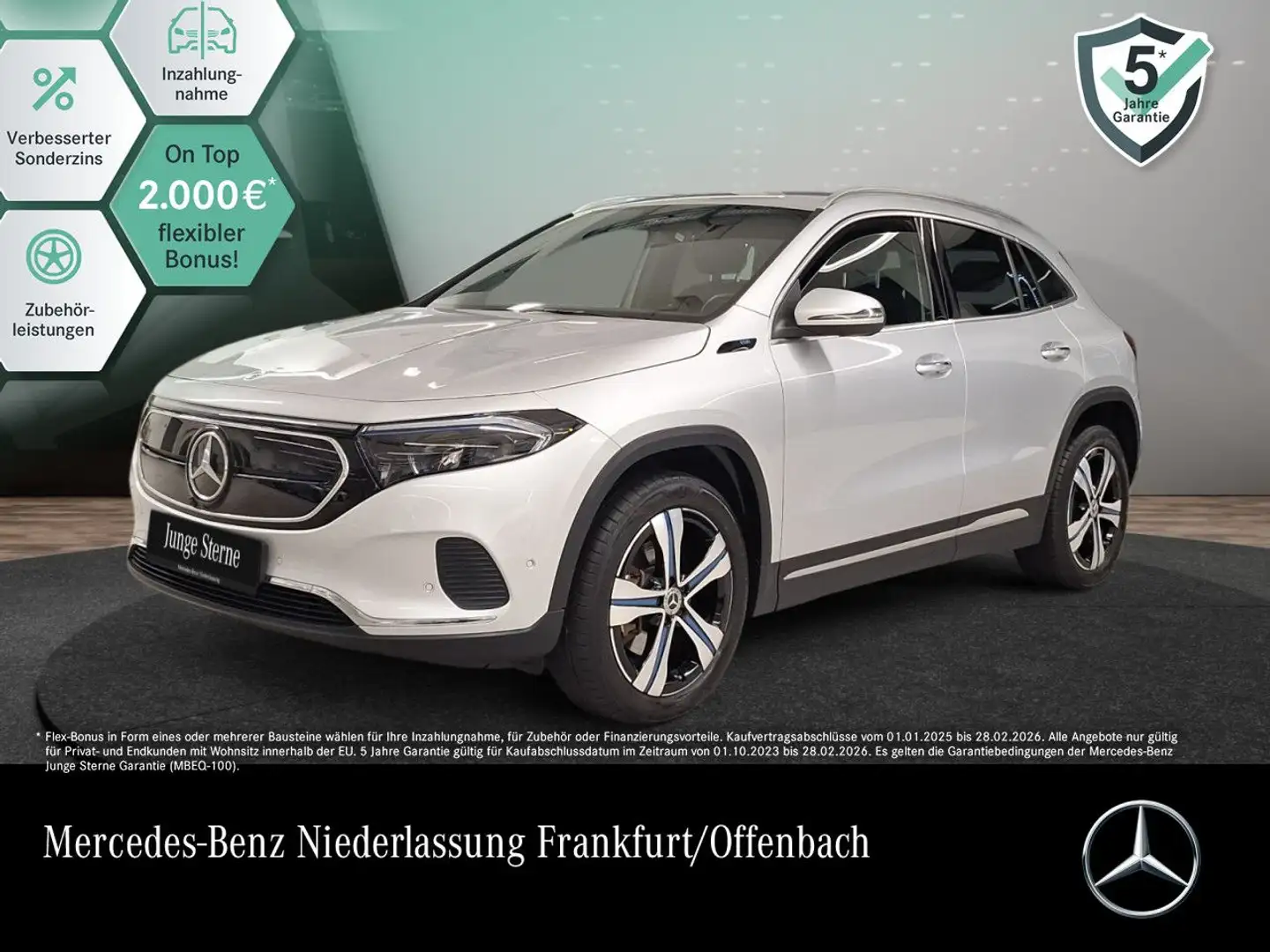 Mercedes-Benz EQA 250 PROG+PLUS-PAKET+360+EDW+KEYLESS+SPUR Silber - 1