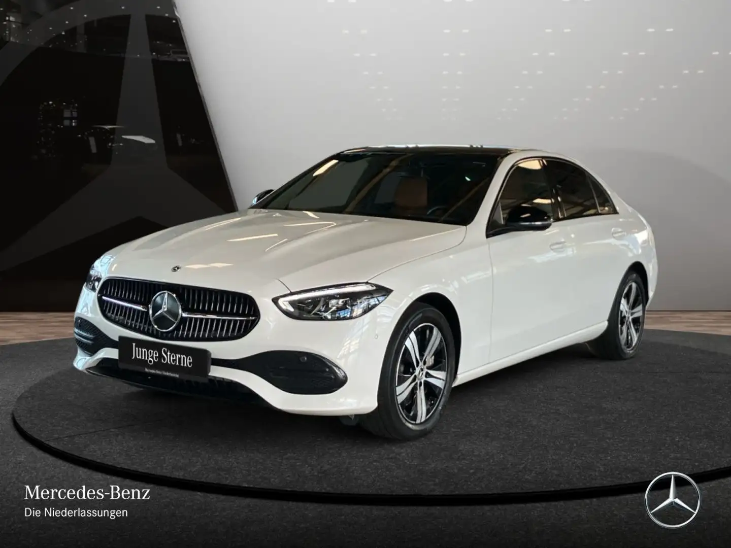 Mercedes-Benz C 300 e AVANTG+NIGHT+PANO+LED+KAMERA+SITZKLIMA+9G Weiß - 2