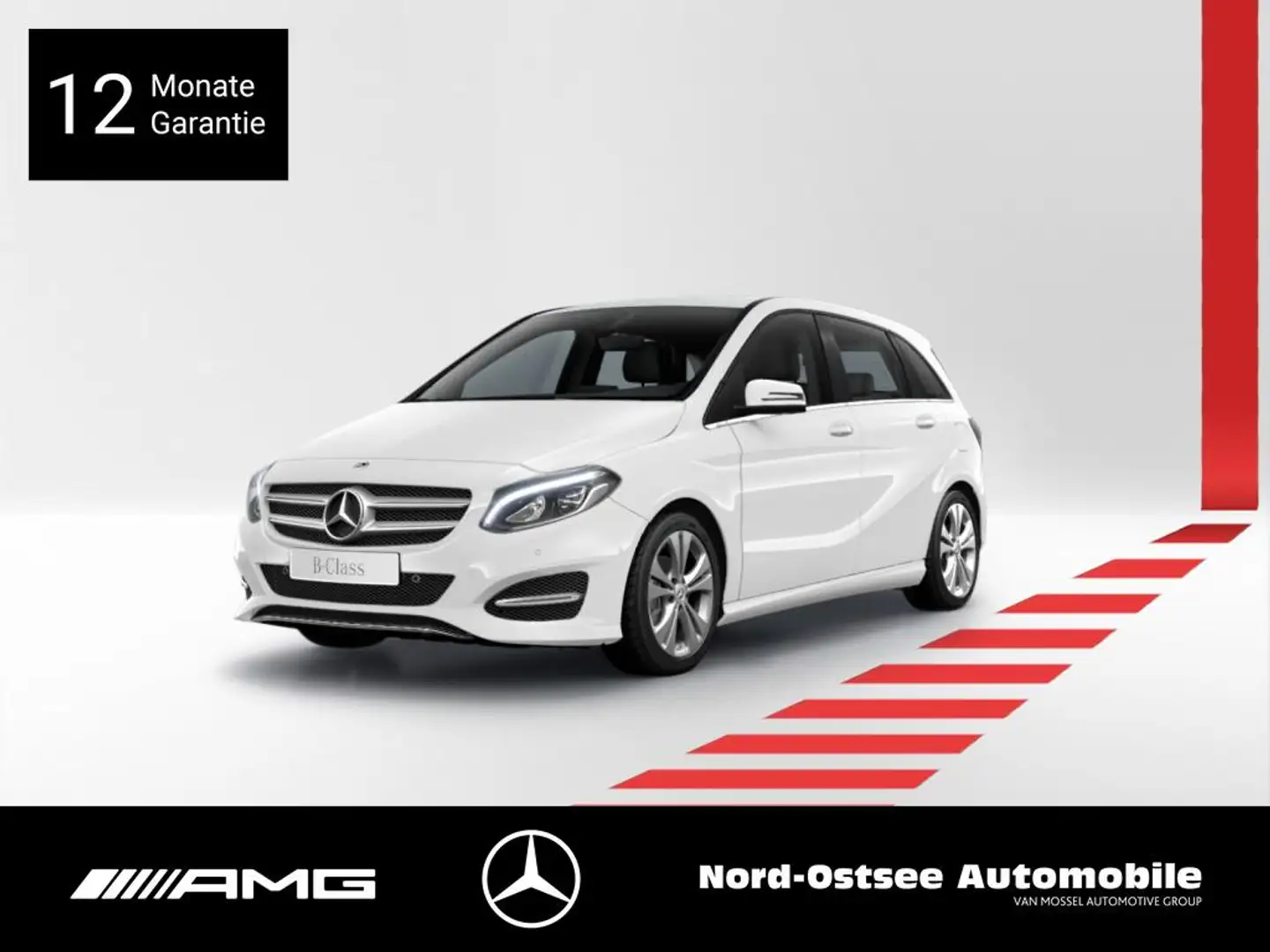 Mercedes-Benz B 180 URBAN NAVI LED DCT SHZ PDC TEMPOMAT Blanc - 1