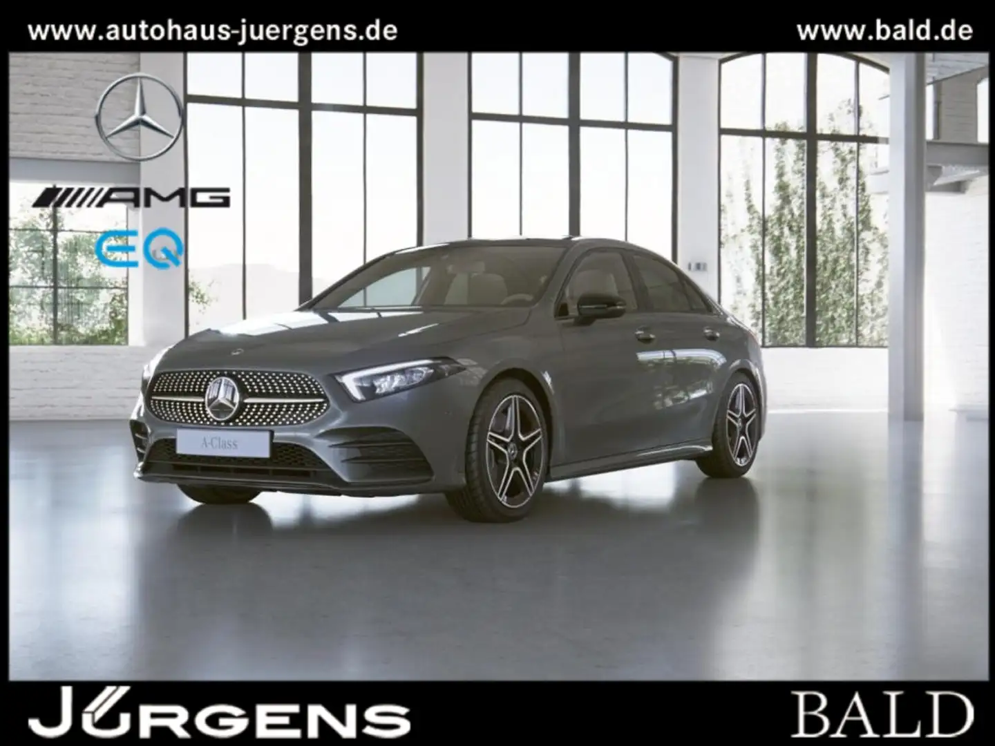 Mercedes-Benz A 250 e Limo AMG-Sport/LED/Cam/Pano/Night/Sound Grau - 1