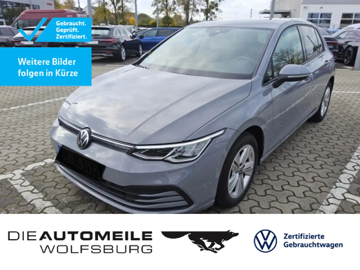 Volkswagen Golf 8 VIII 2.0 TDI DSG Life LED/ACC/App-Connect Grau - 1