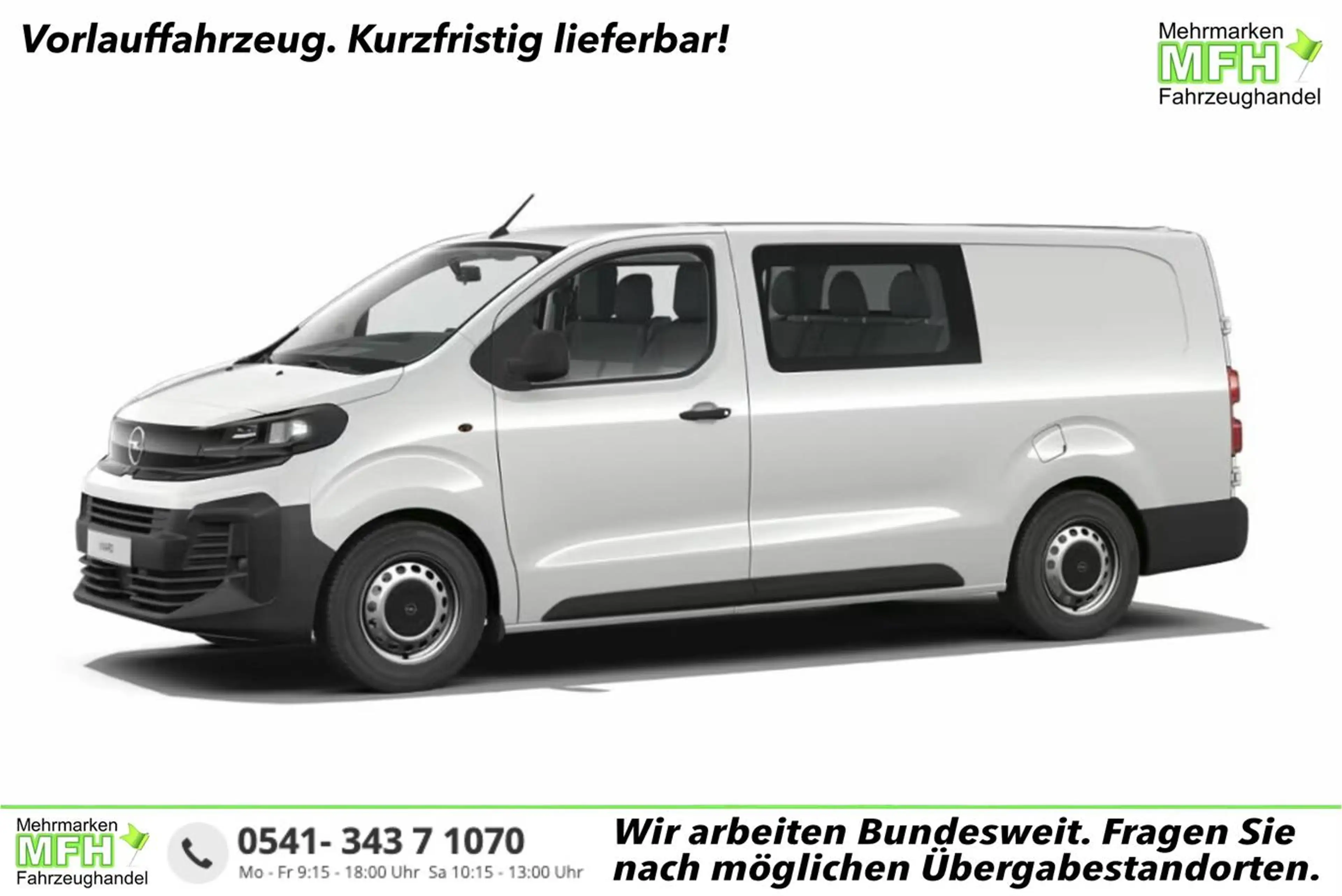 Opel Vivaro DoKa XL CityP Kam Holzboden NSW 106 kW (144 PS)...