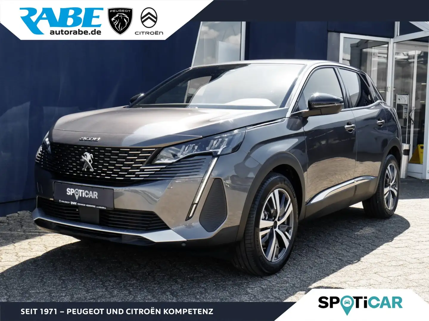 Peugeot 3008 Allure Pack Hybrid 136 Klima Navi Rückfahrkamera Gris - 1