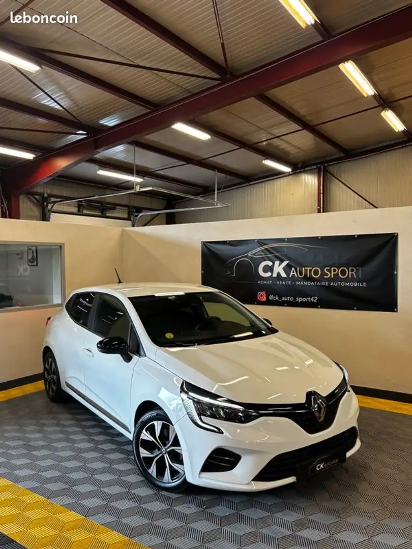 Renault Clio 5 EVOLUTION 1.5 DCI 100cv 1ere main TVA RÉCUPÉRABL Bianco - 1