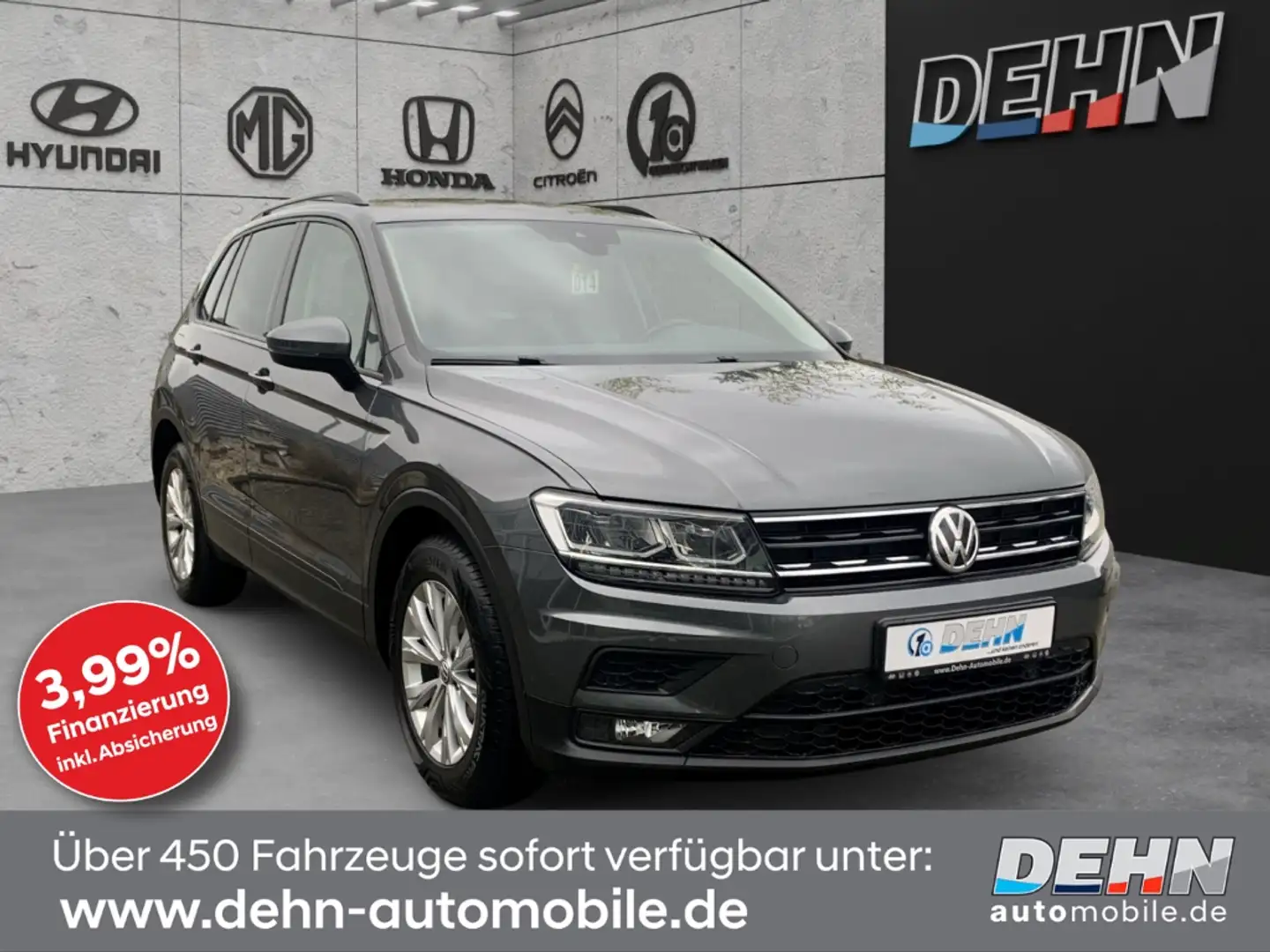 Volkswagen Tiguan 1.4 TSI Trendline LED Navi PDC Winterpaket Gris - 1