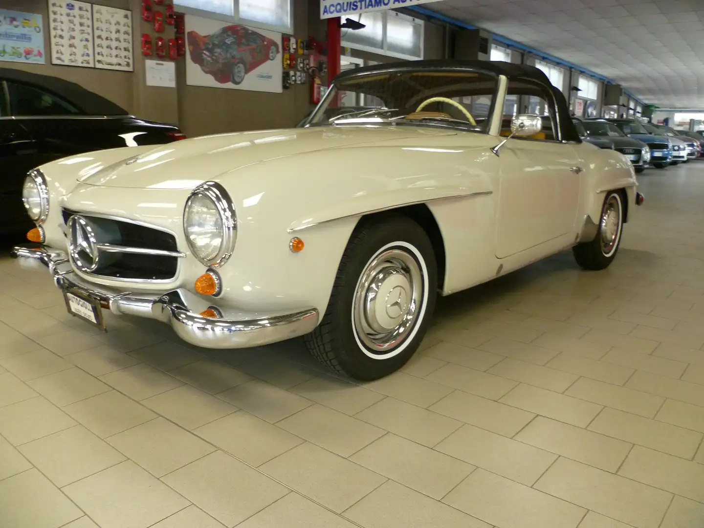Mercedes-Benz 190 SL - Cabrio - W 121 - Targa Originale Beige - 1