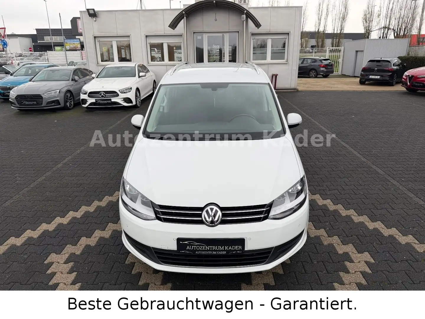 Volkswagen Sharan Sound*R-Kam*Navi*ACC*1.Hand*elektr. Türen Blanc - 2