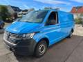 Volkswagen T6.1 Transporter TÜV Neu Lang FWD KLIMA AHK LEDER Werkstatt Wa. Bleu - thumbnail 1
