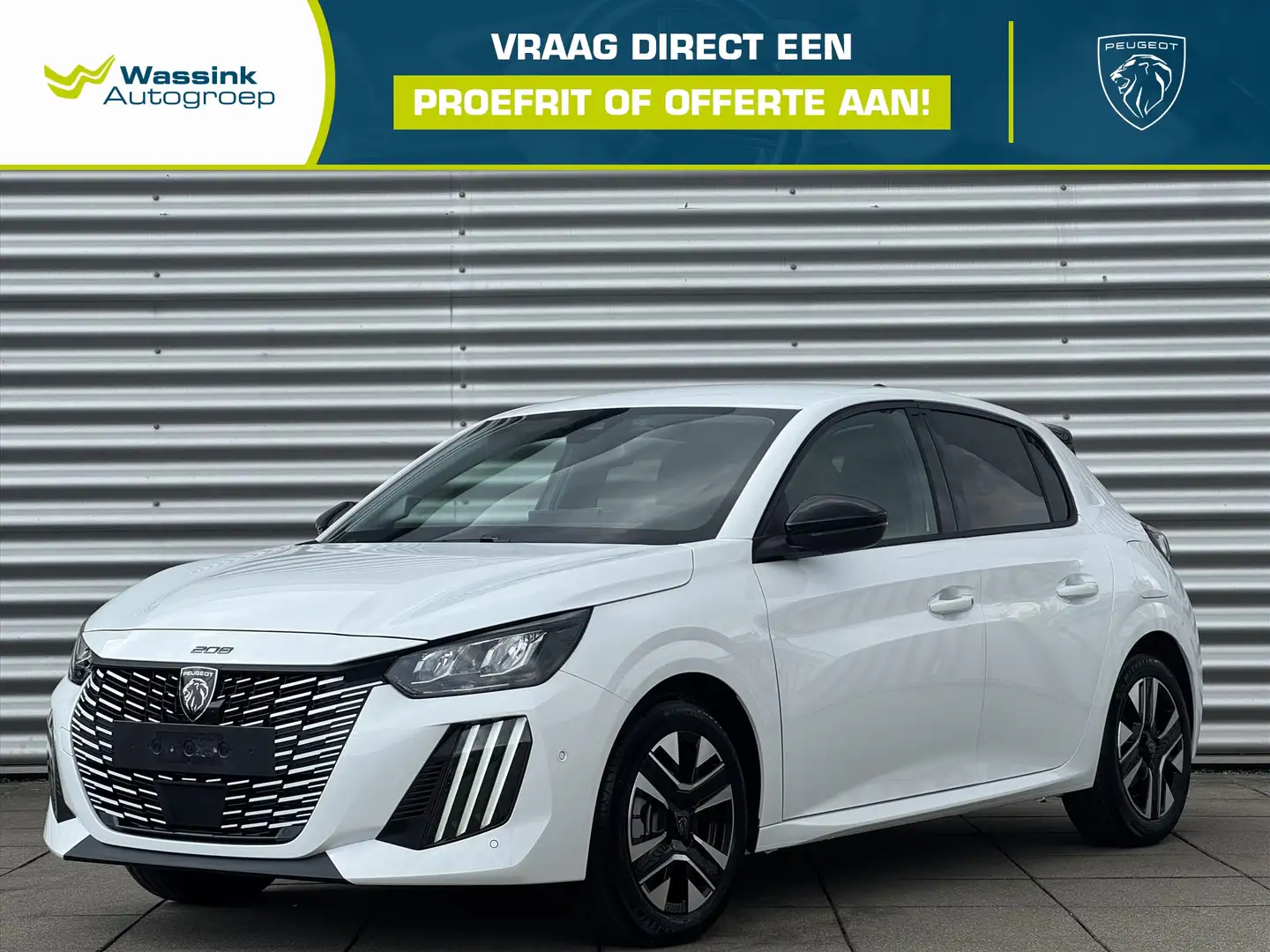 Peugeot 208 1.2 Hybrid 110PK e-DCS6 Allure Navigatie | Camera Wit - 1