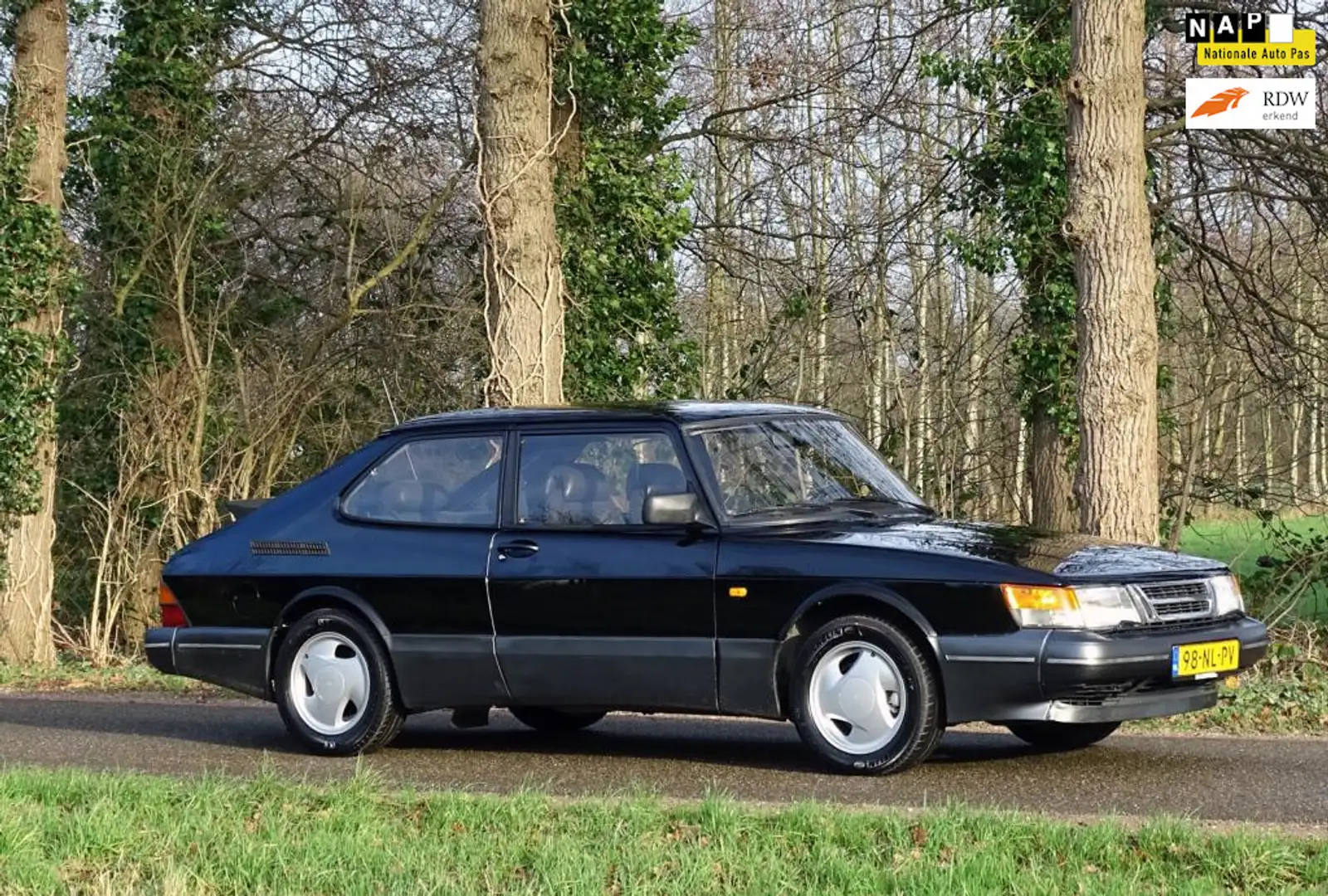 Saab 900 S 2.0 aero Zwart - 1