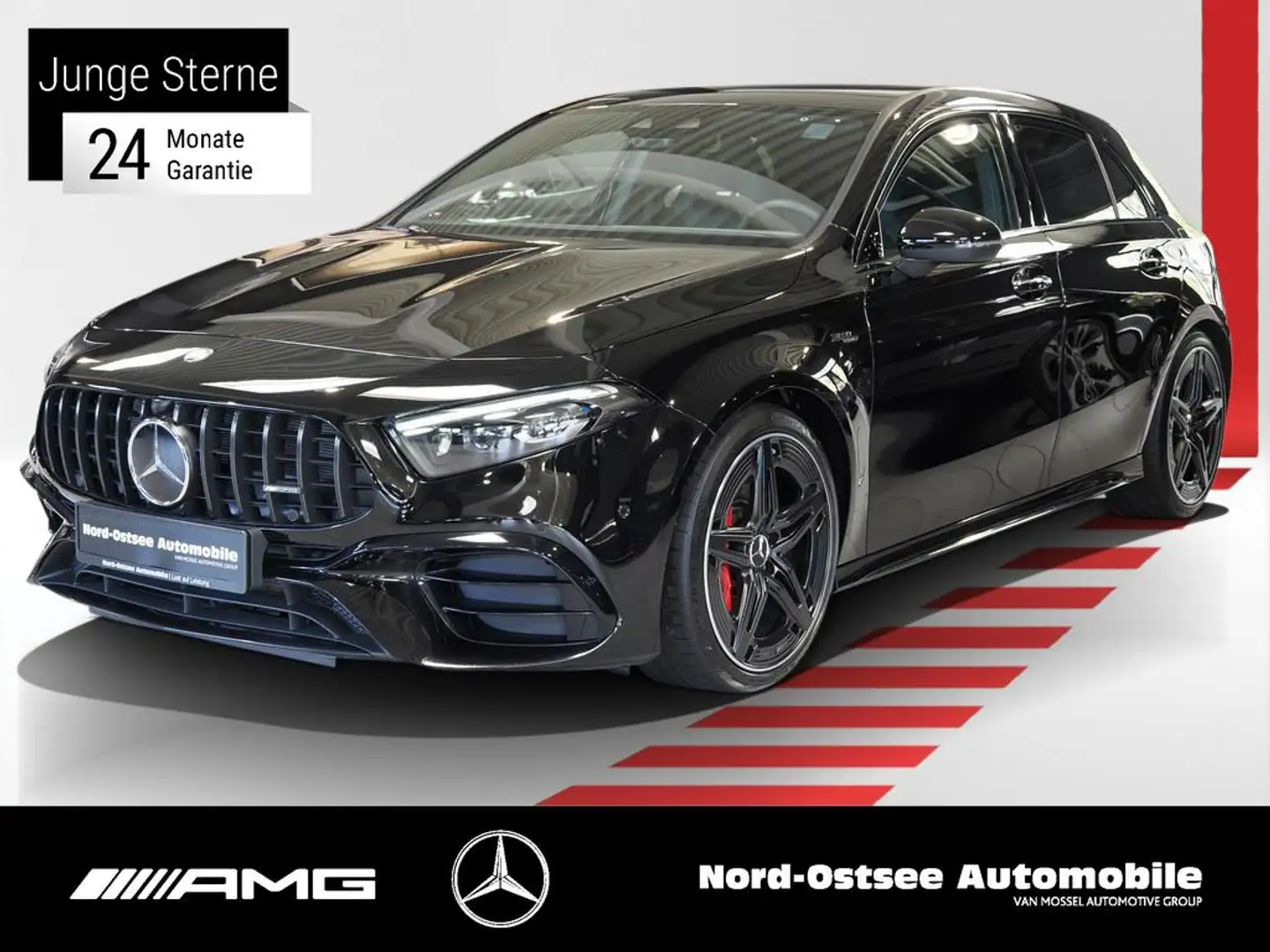Mercedes-Benz A 45 AMG A 45 S AMG 4M+PREMIUM KAMERA DISTRO SHZ NIGHT Schwarz - 1