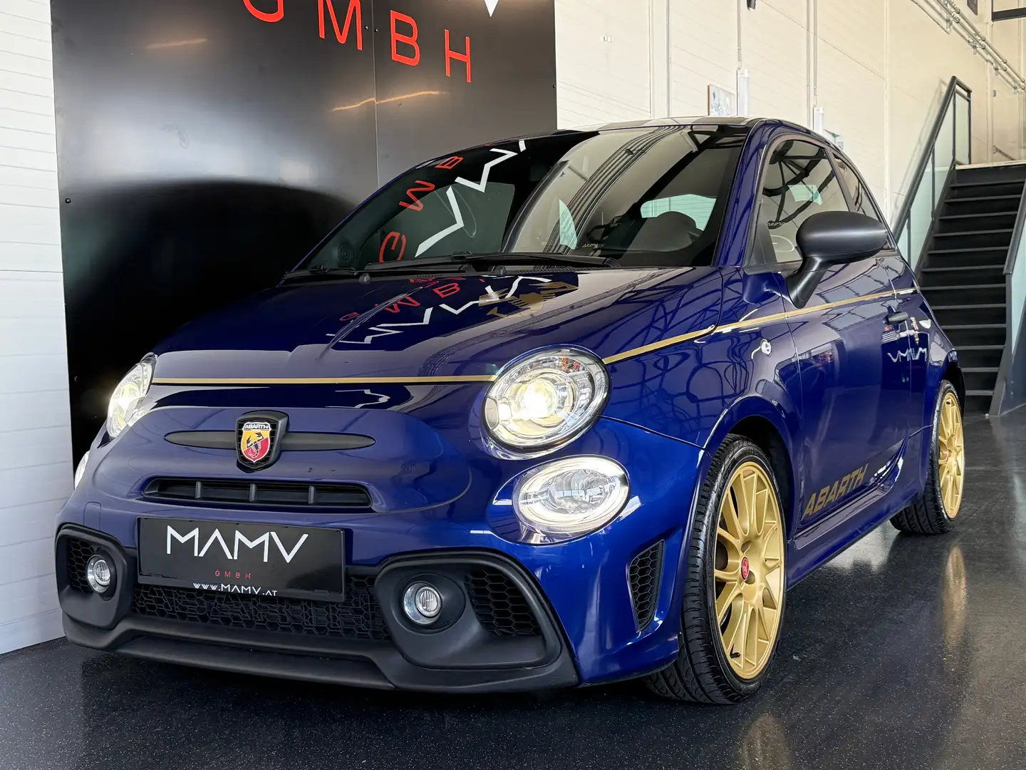 Abarth 595 Scorpioneoro ONE of 2000 MTA 19tkm Finanzierung Azul - 1