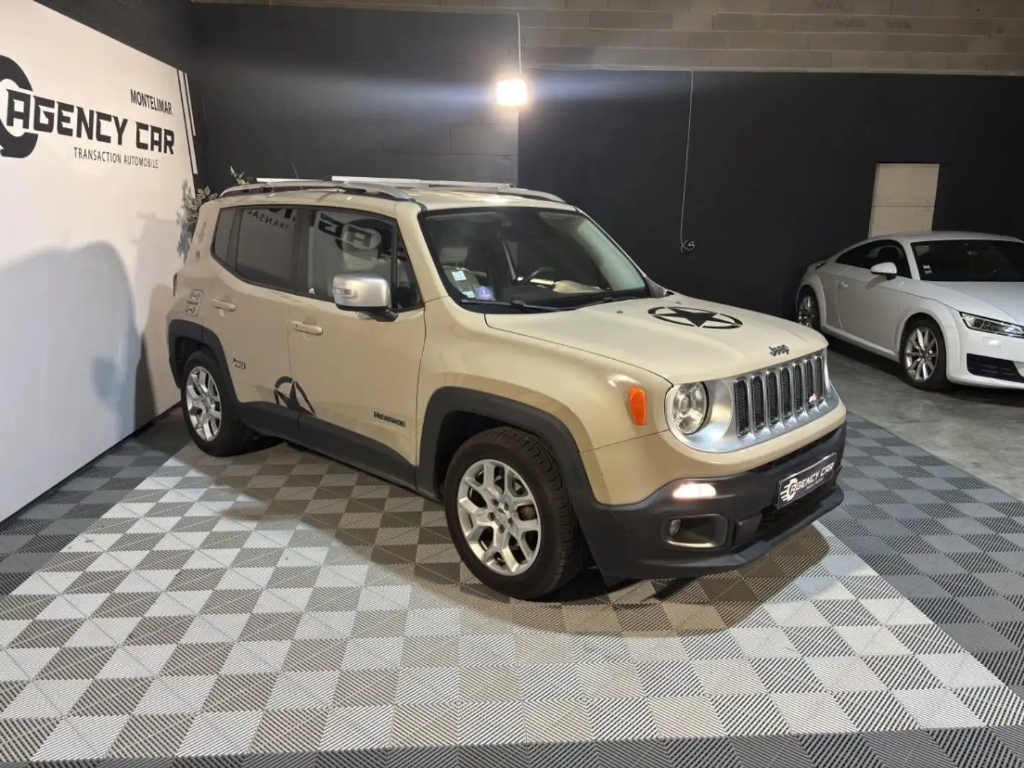 Jeep Renegade Limited 1.4 MultiAir 140ch Boite Automatique Beige Beige - 2