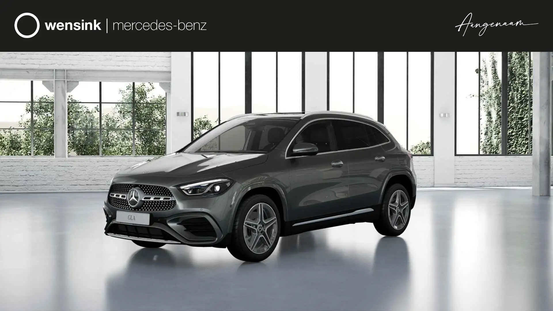 Mercedes-Benz GLA 180 Business Solution AMG | Panoramaschuifdak | Premiu Grijs - 1