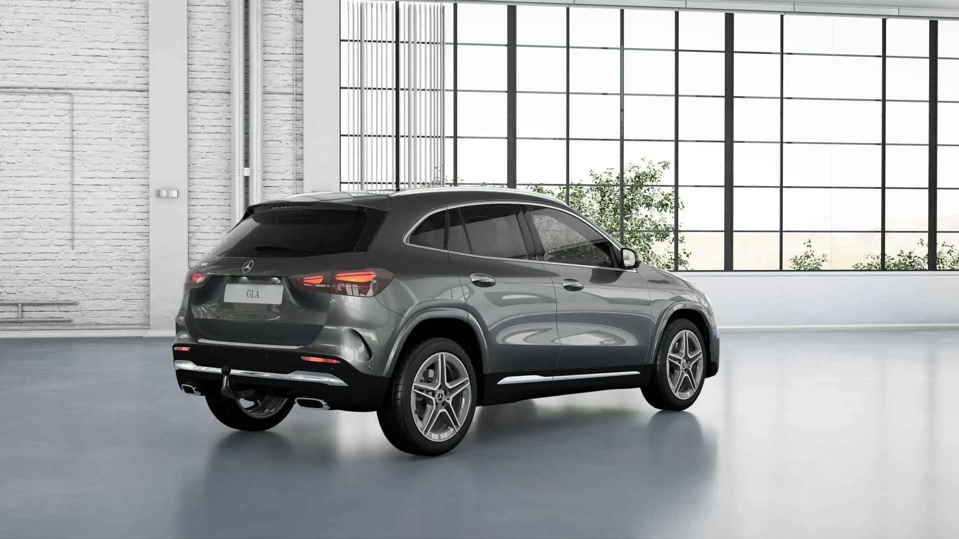 Mercedes-Benz GLA 180 Business Solution AMG | Panoramaschuifdak | Premiu Grijs - 2