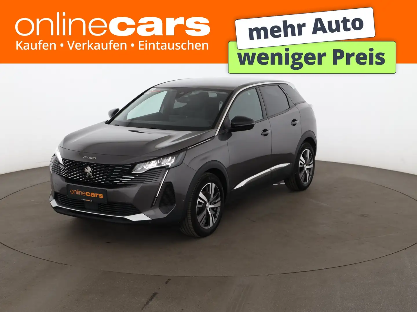 Peugeot 3008 1.5 BlueHDi 130 Allure Pack Aut LED RADAR Grau - 1