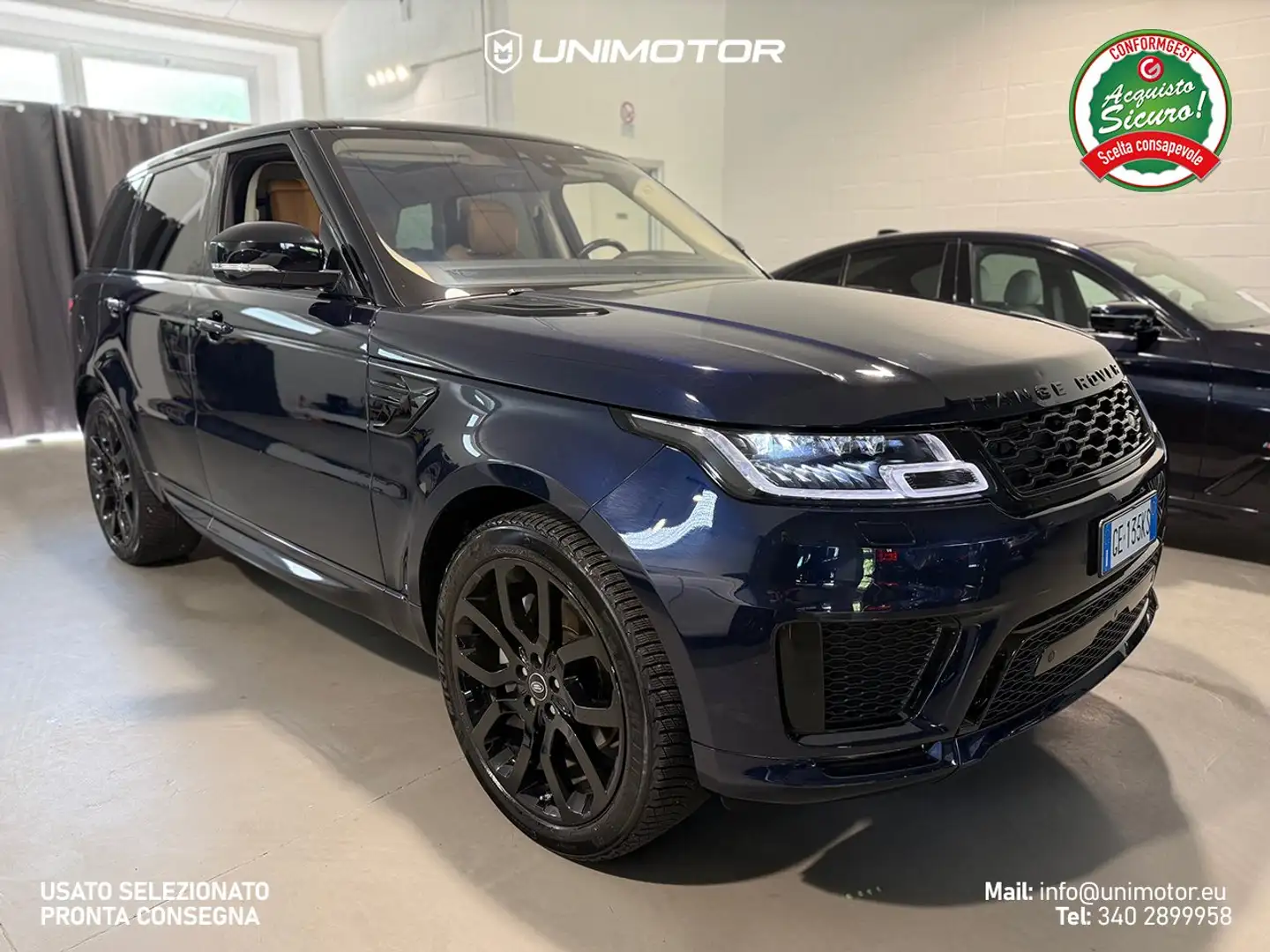 Land Rover Range Rover Sport HSE Dynamic 3.0d i6 mhev 306cv Auto - IVA esposta Blu/Azzurro - 1