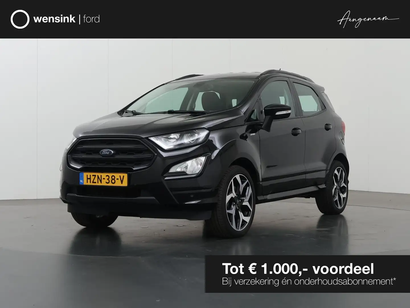 Ford EcoSport 1.0 EcoBoost ST-Line | Winterpakket | Parkeercamer Zwart - 1