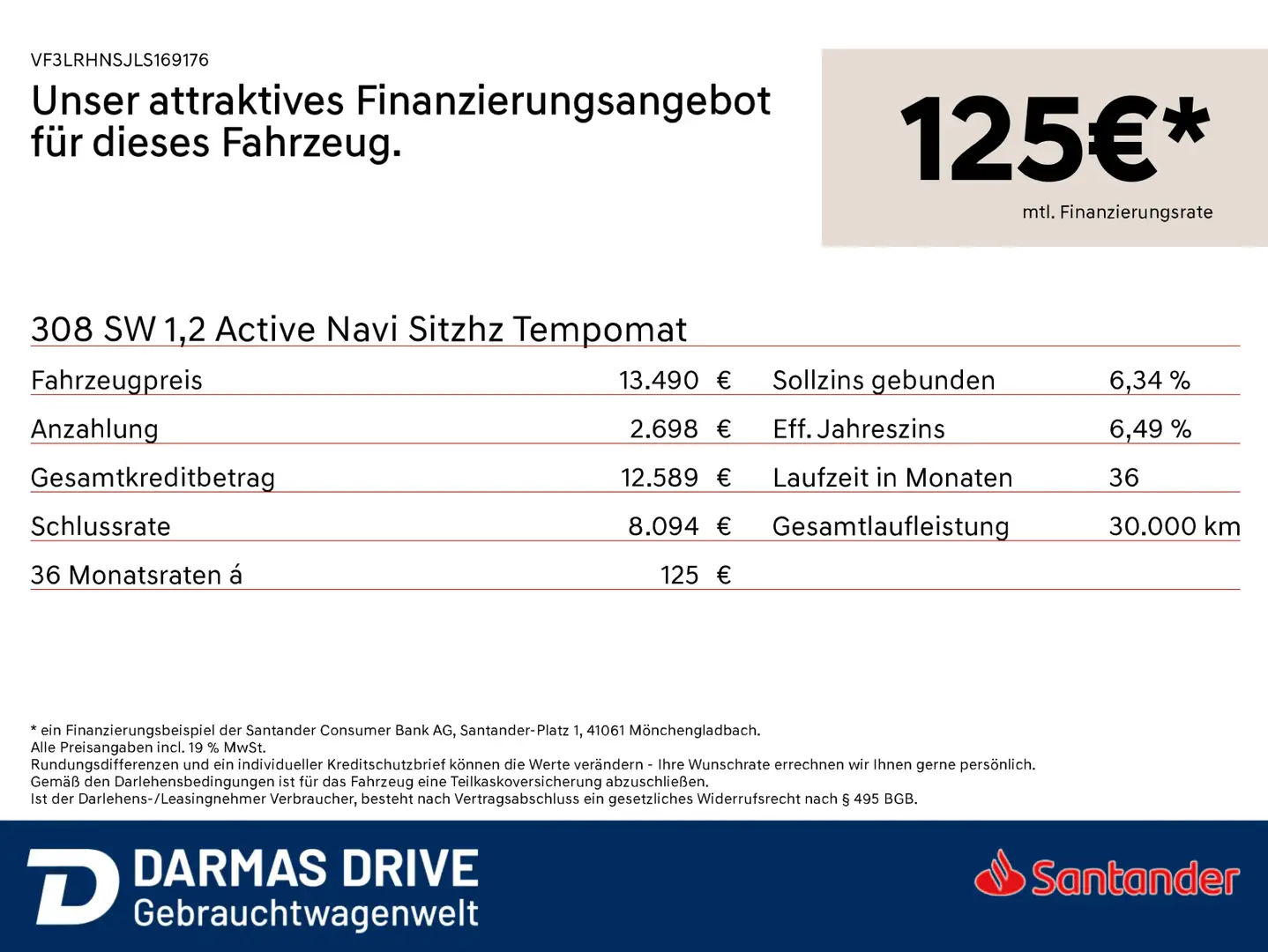 Peugeot 308 308 SW 1,2 Active Navi Sitzhz Tempomat crna - 2