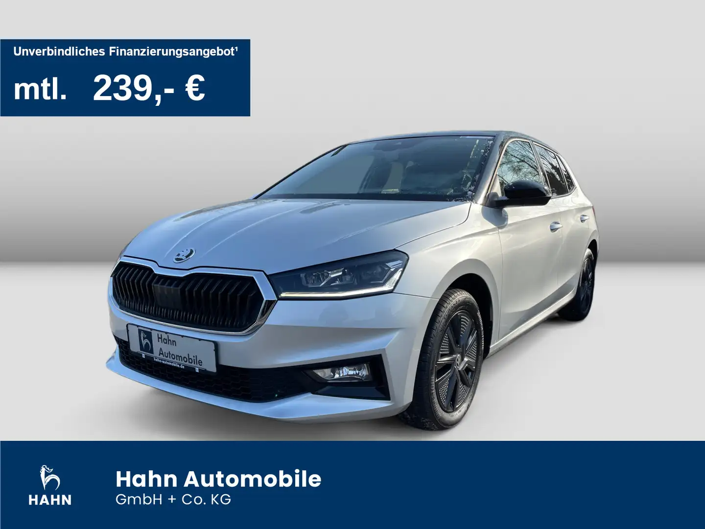 Skoda Fabia Style 1.0TSI DSG SMART LINK LED PDC Spurh Silber - 1