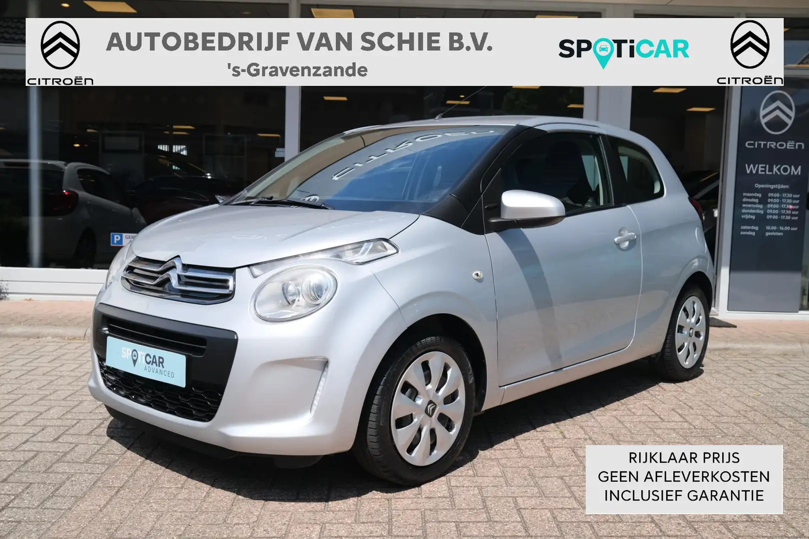 Citroen C1 1.0 e-VTi Feel Elek. ramen | Cruise | Dealer ond. Grau - 1