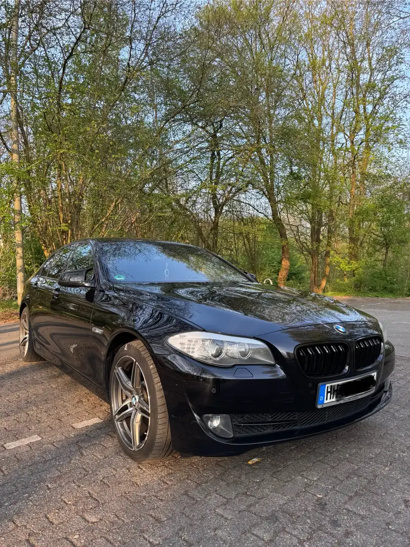 BMW 525 AUT/LEDER/HEADUP/XENON/SCHDACH Schwarz - 1