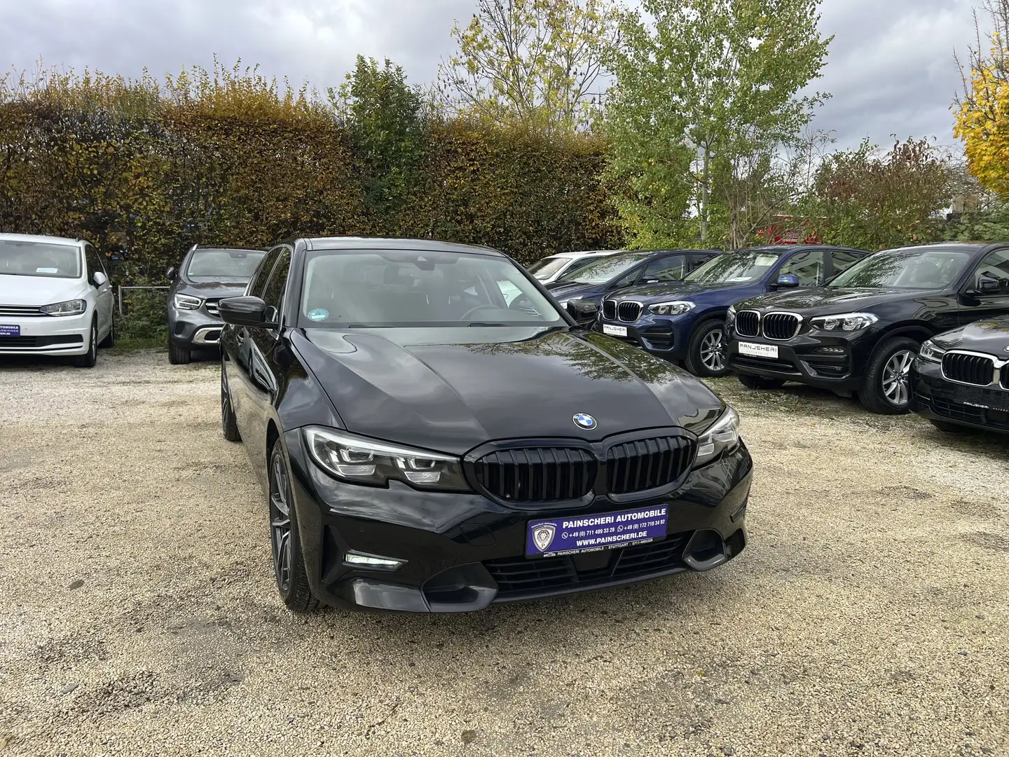 BMW 318 d Lim. Sport Line Aut. ACC+LEDER+AMBIENTE+SPURAS. Schwarz - 1