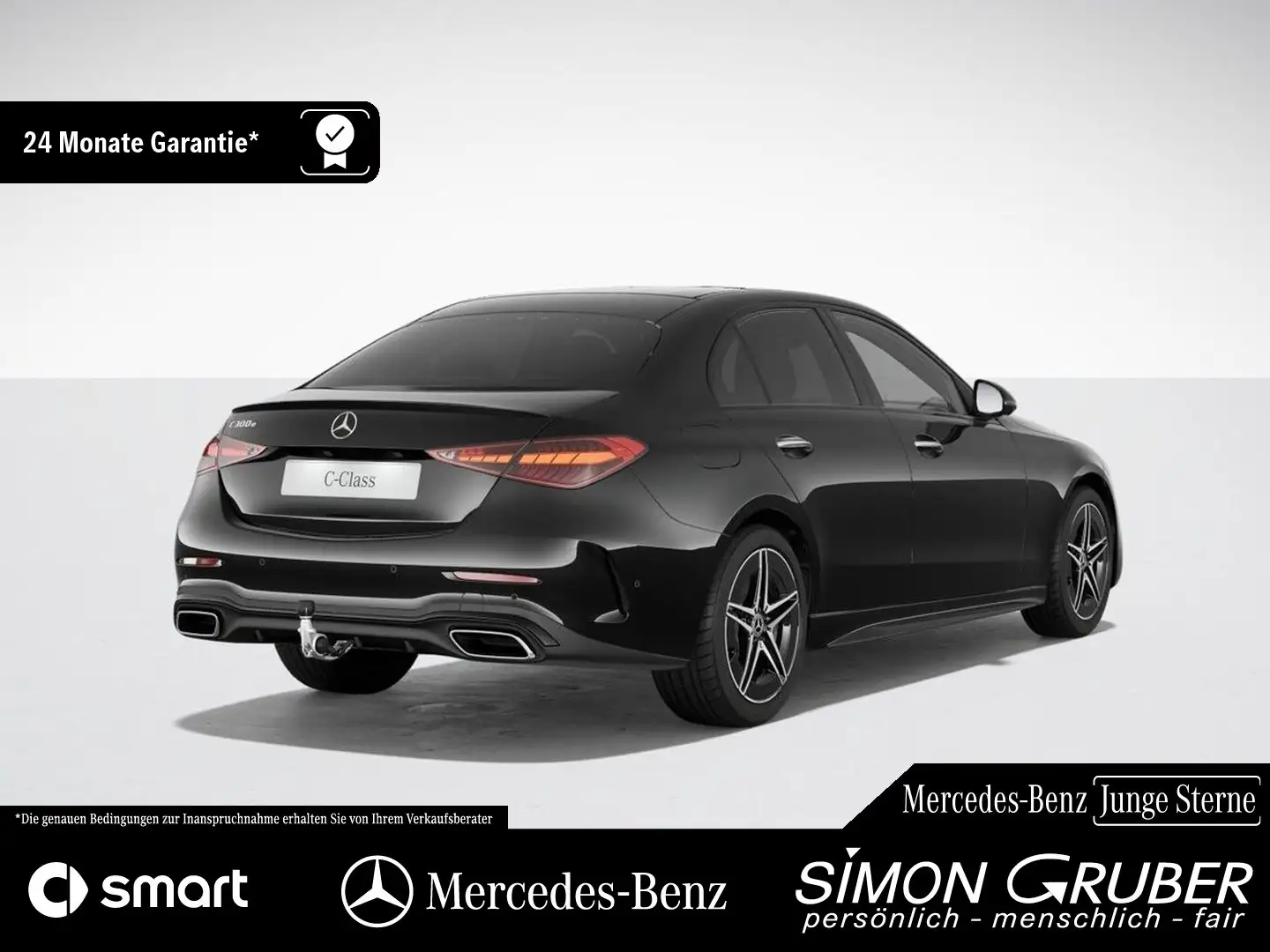 Mercedes-Benz C 300 e AMG Pano Sitzklima Massage Burm HUD 360 Noir - 2