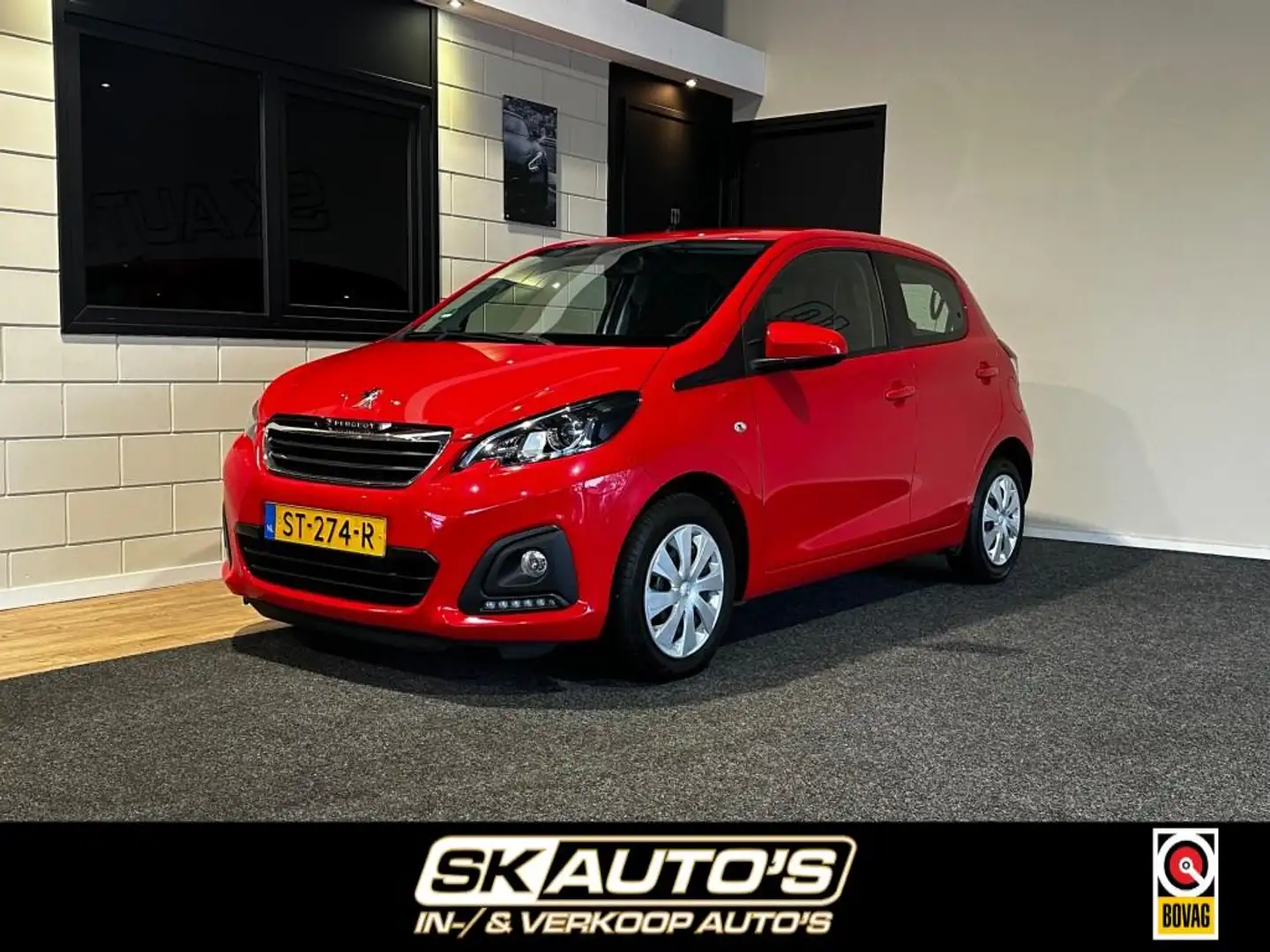 Peugeot 108 1.0 E-VTI ACTIVE NAP, AIRCO, BLUETOOTH, 5DRS Rouge - 1