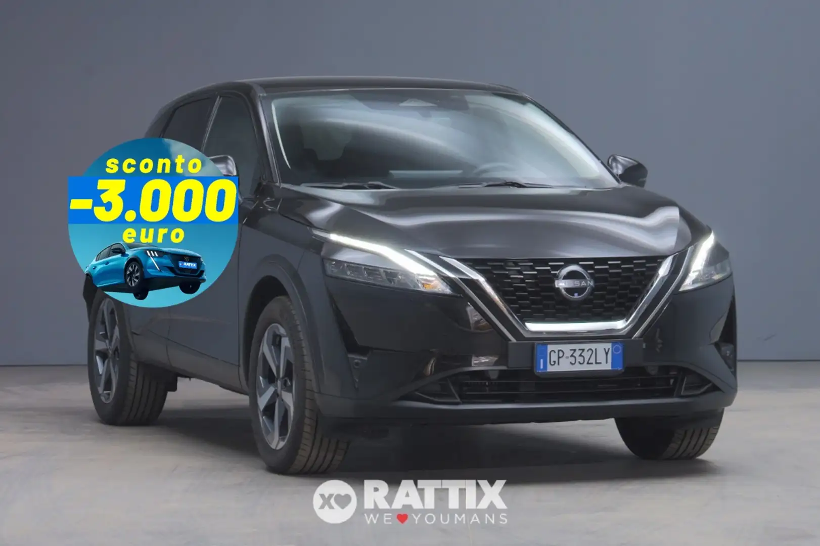 Nissan Qashqai 1.3 Mhev 140CV N-Connecta Nero - 1