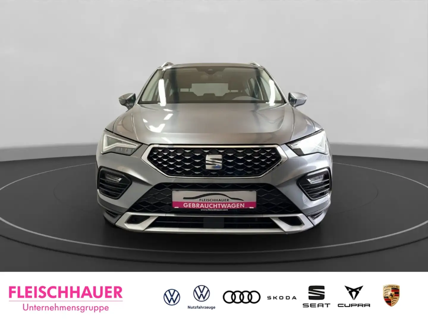 SEAT Ateca 1.5 TSI Xperience LED AHK SHZ Kamera Full-Link Grau - 2