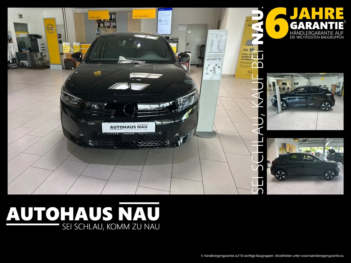 Opel Corsa F e - Long Range GS FLA SpurH SpurW DynLi Schwarz - 1