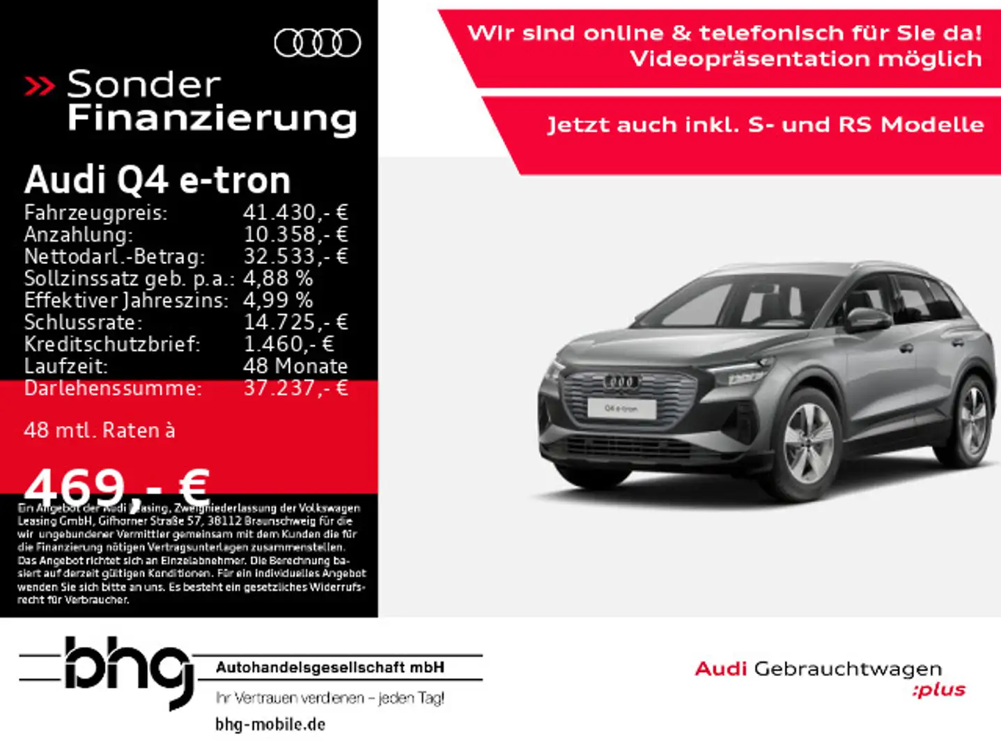 Audi Q4 e-tron 45 Grau - 1