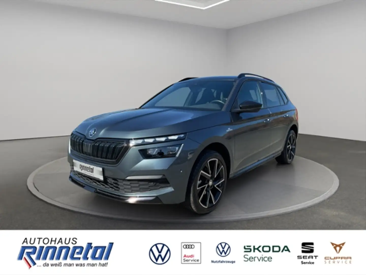 Skoda Kamiq 1.5 TSI DSG Monte Carlo LED LICHT+NAVI+GRA+BEH WS Grau - 1