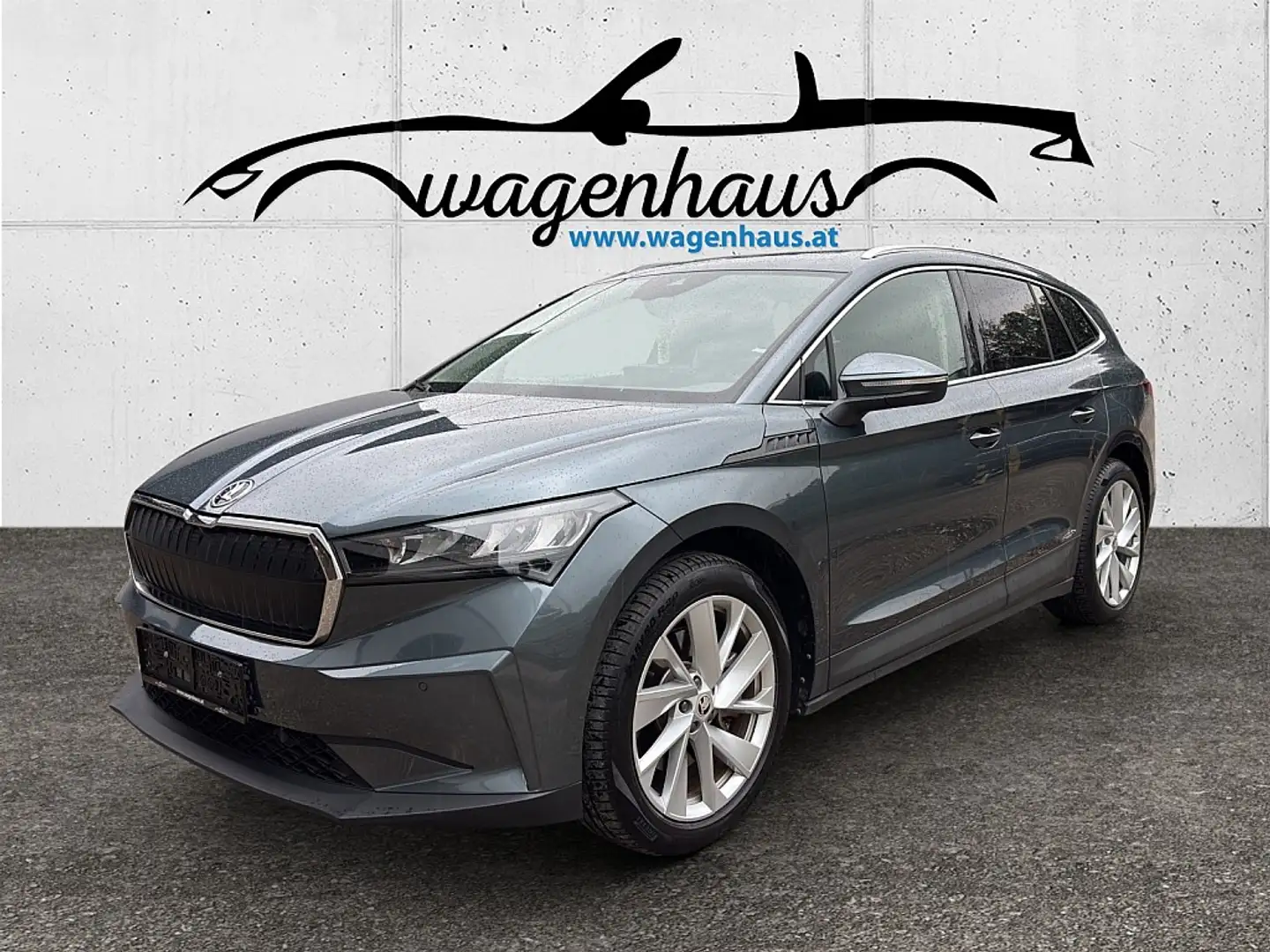 Skoda Enyaq iV 80 Suite, Leder, Panorama, Kamera, 8 Fach be... Grau - 1