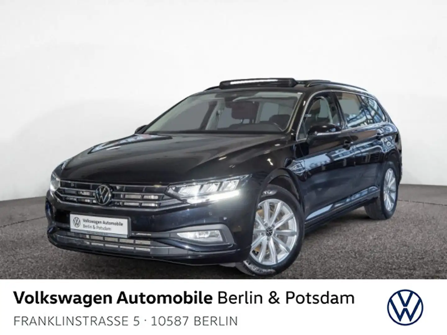 Volkswagen Passat Variant 2.0 TDI Business 4M AHK Pano R-Ka Noir - 1