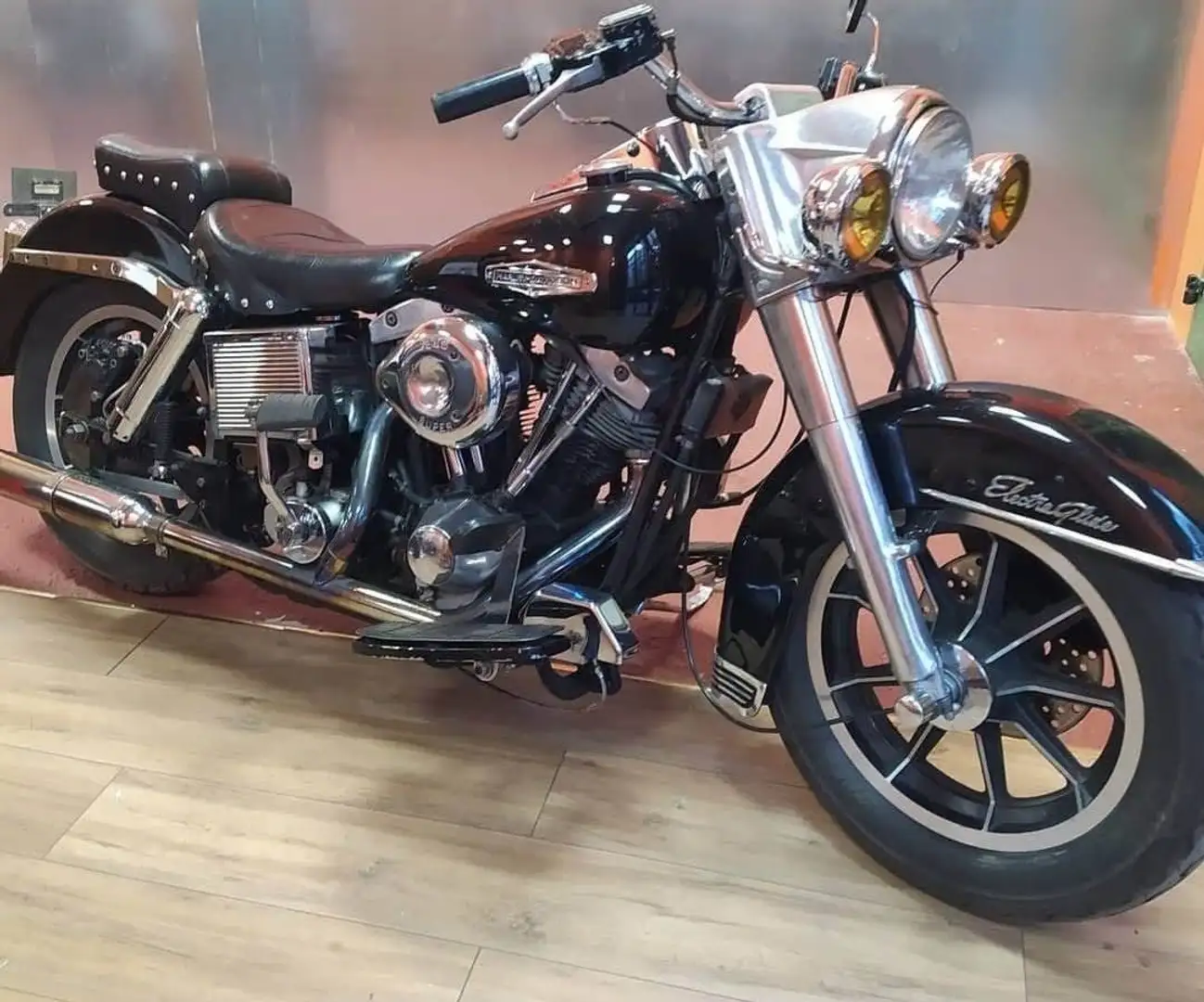 Harley-Davidson Custom Bike fxs Noir - 2