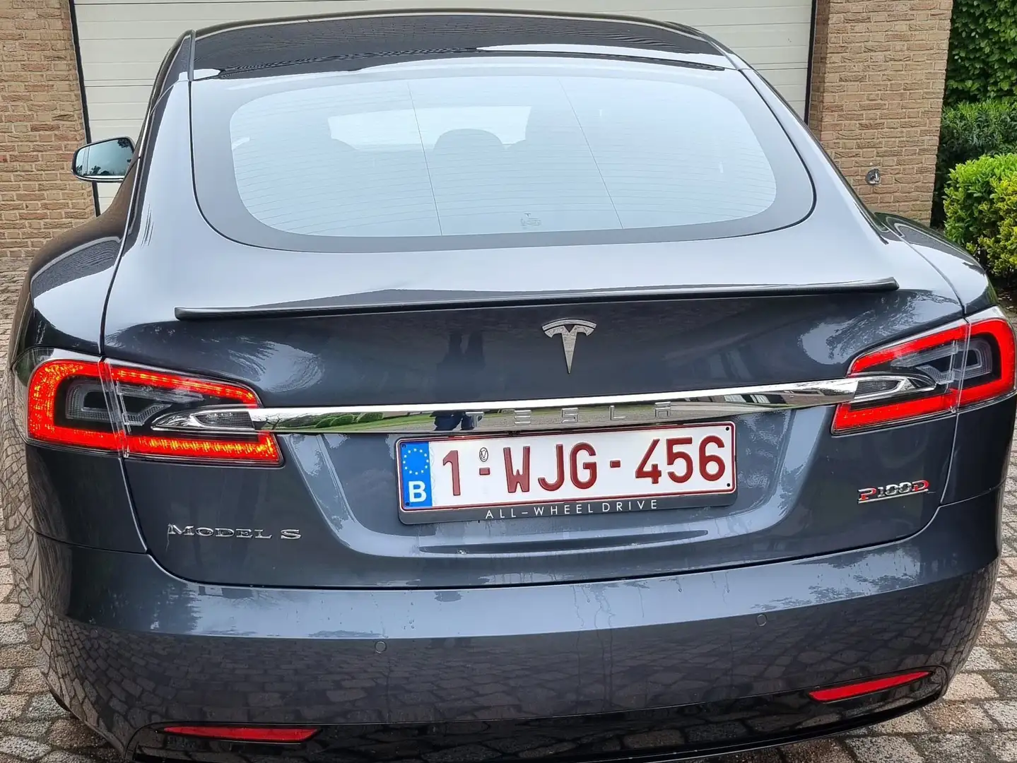 Tesla Model S Model S 100D Allradantrieb Performance Grijs - 2