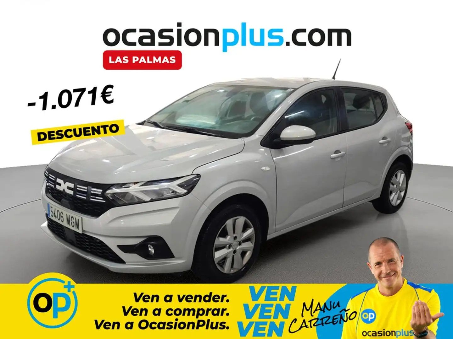 Dacia Sandero TCe Expresion 67kW Gris - 1