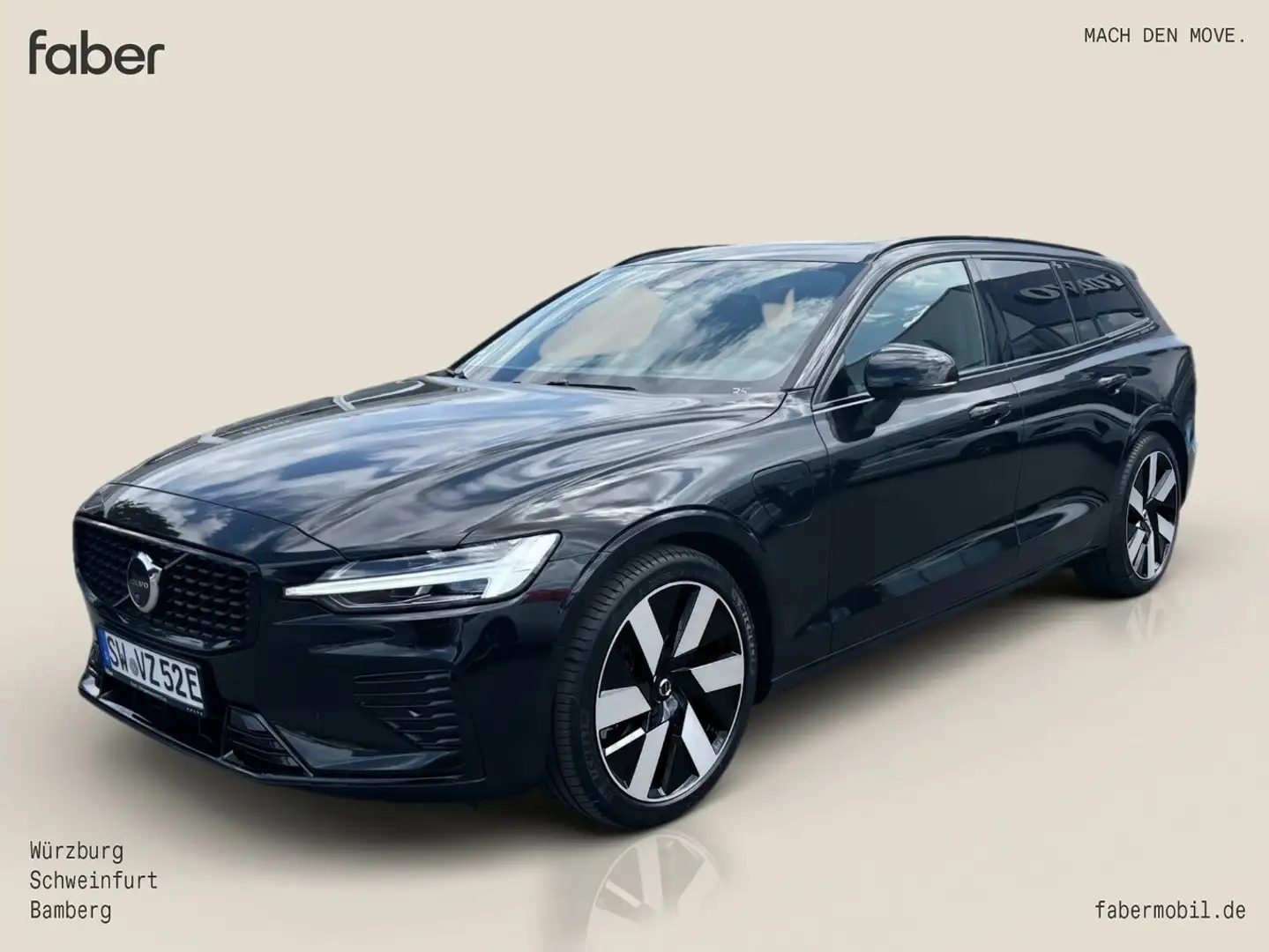 Volvo V60 T6 Plus Dark Plug-In Hybrid AWD Negro - 1
