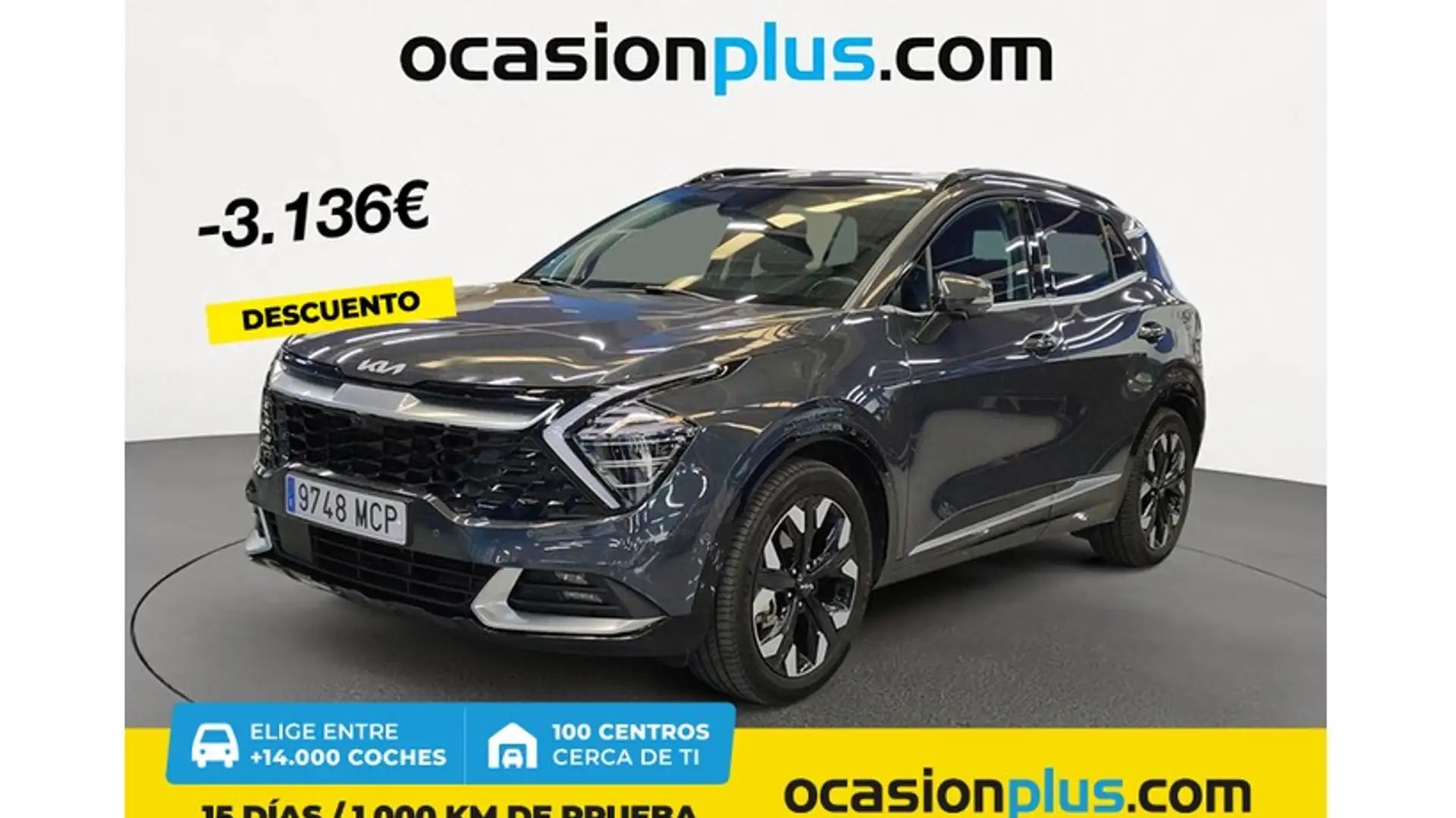 Kia Sportage 1.6 T-GDi PHEV Tech 4x4 265 Gris - 1