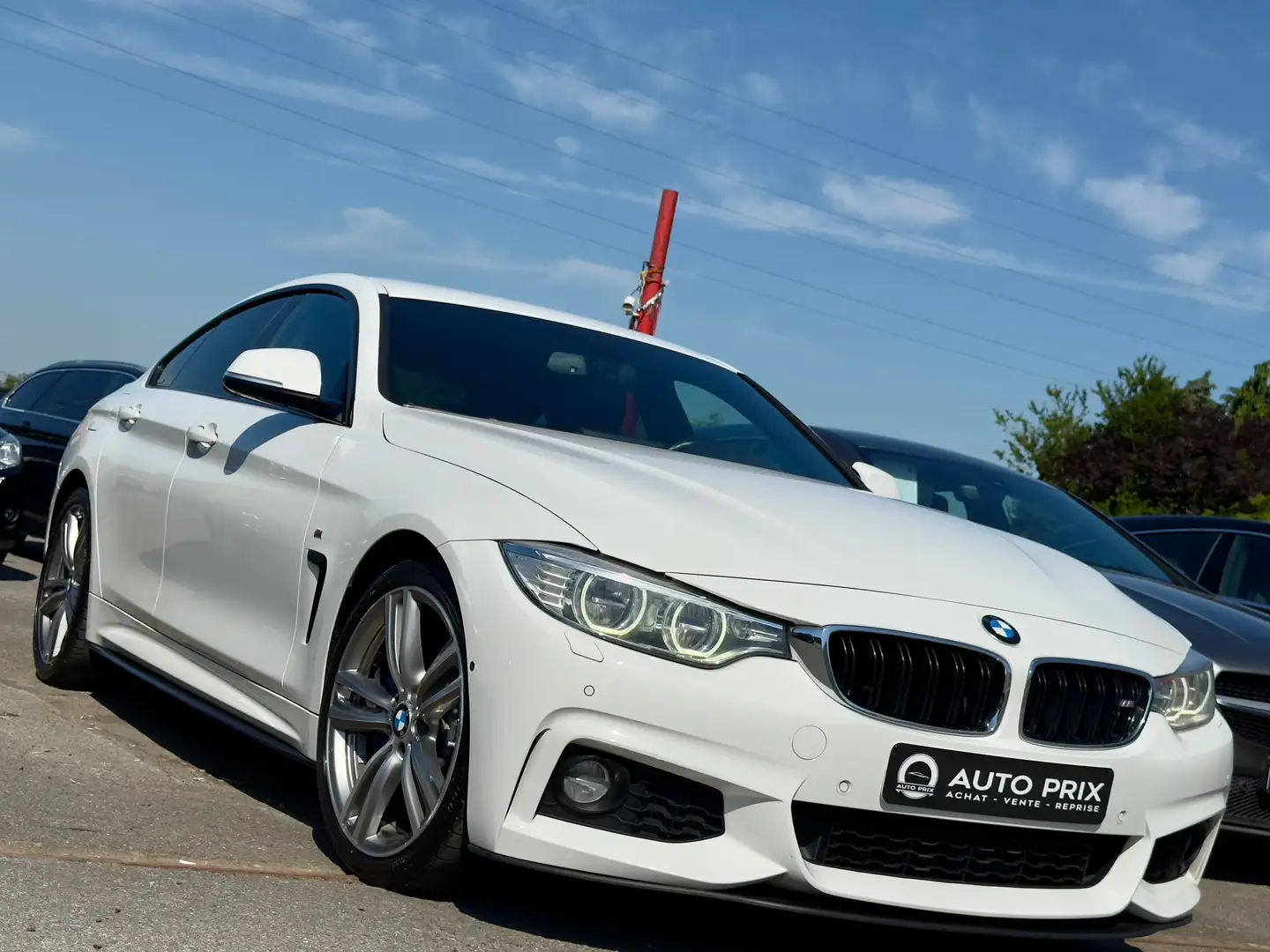BMW 428 i Gran Coupe Pack M Performance Navi HUD LED 360 Blanc - 2