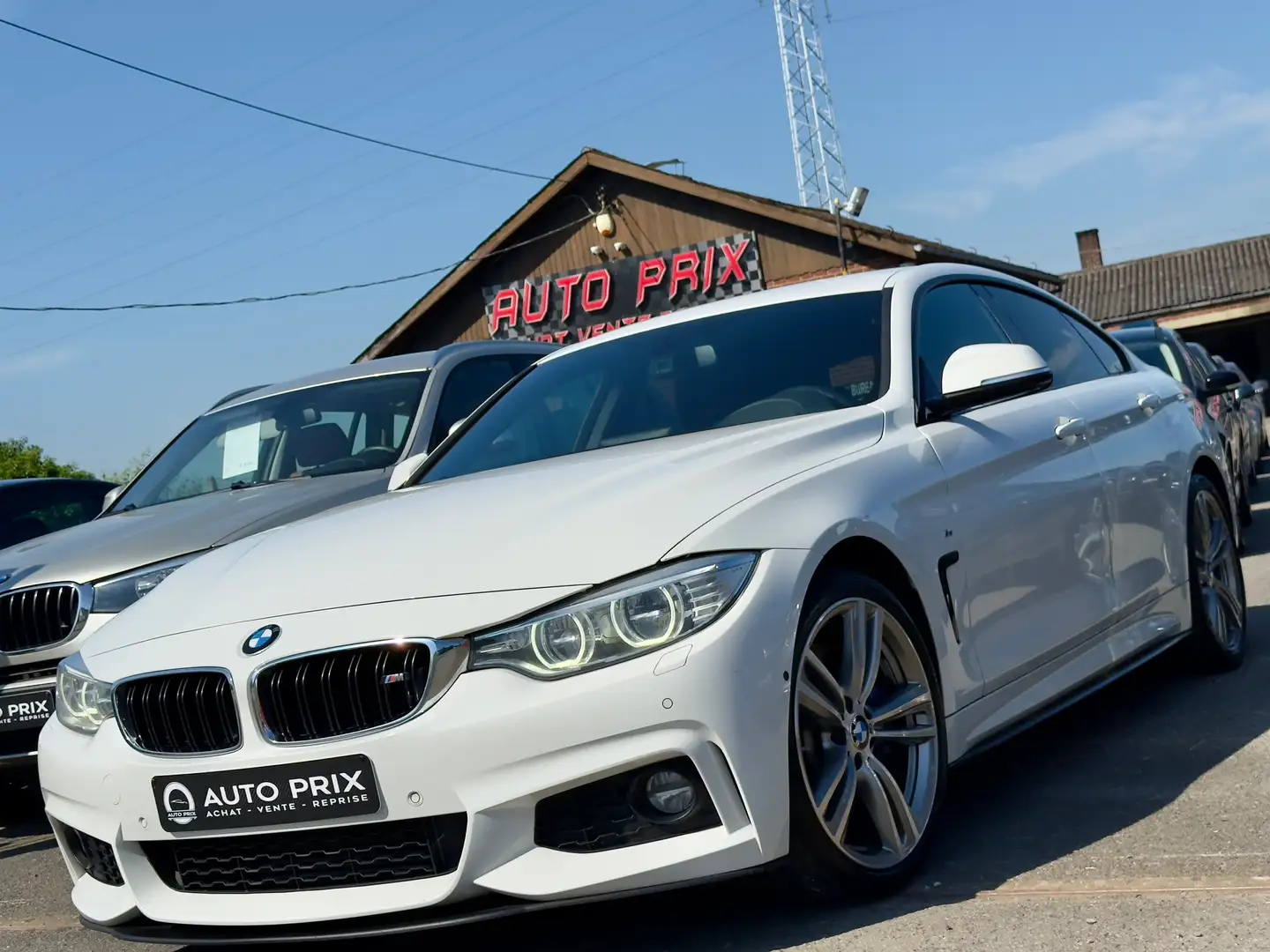 BMW 428 i Gran Coupe Pack M Performance Navi HUD LED 360 Blanc - 1