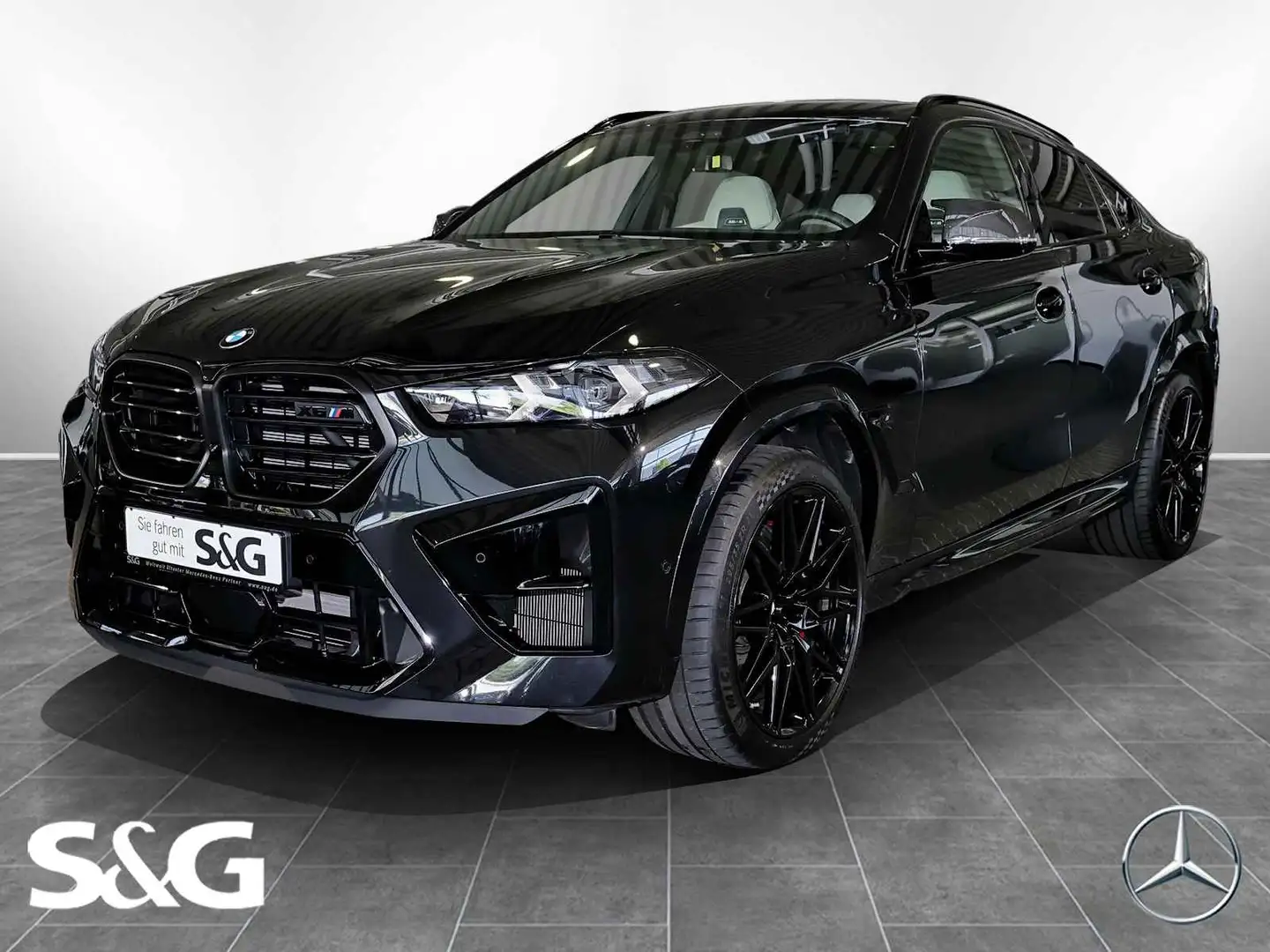 BMW X6 M Competition Shadow-Line AHK+PANO+DISTRONIC Чёрный - 1