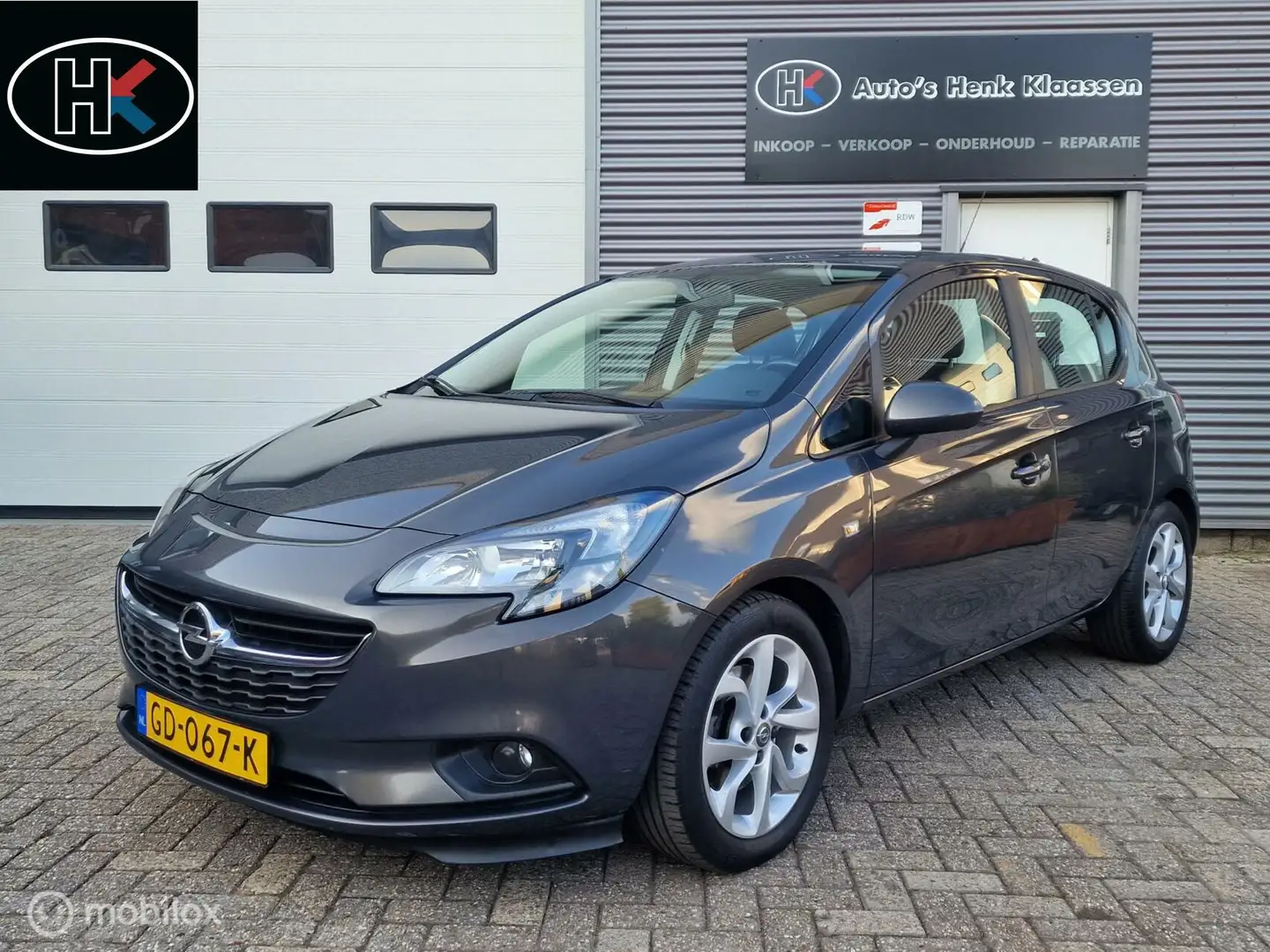 Opel Corsa 5-deurs 1.0Turbo Edition Airco elRam CDVab NL NAP Grijs - 1