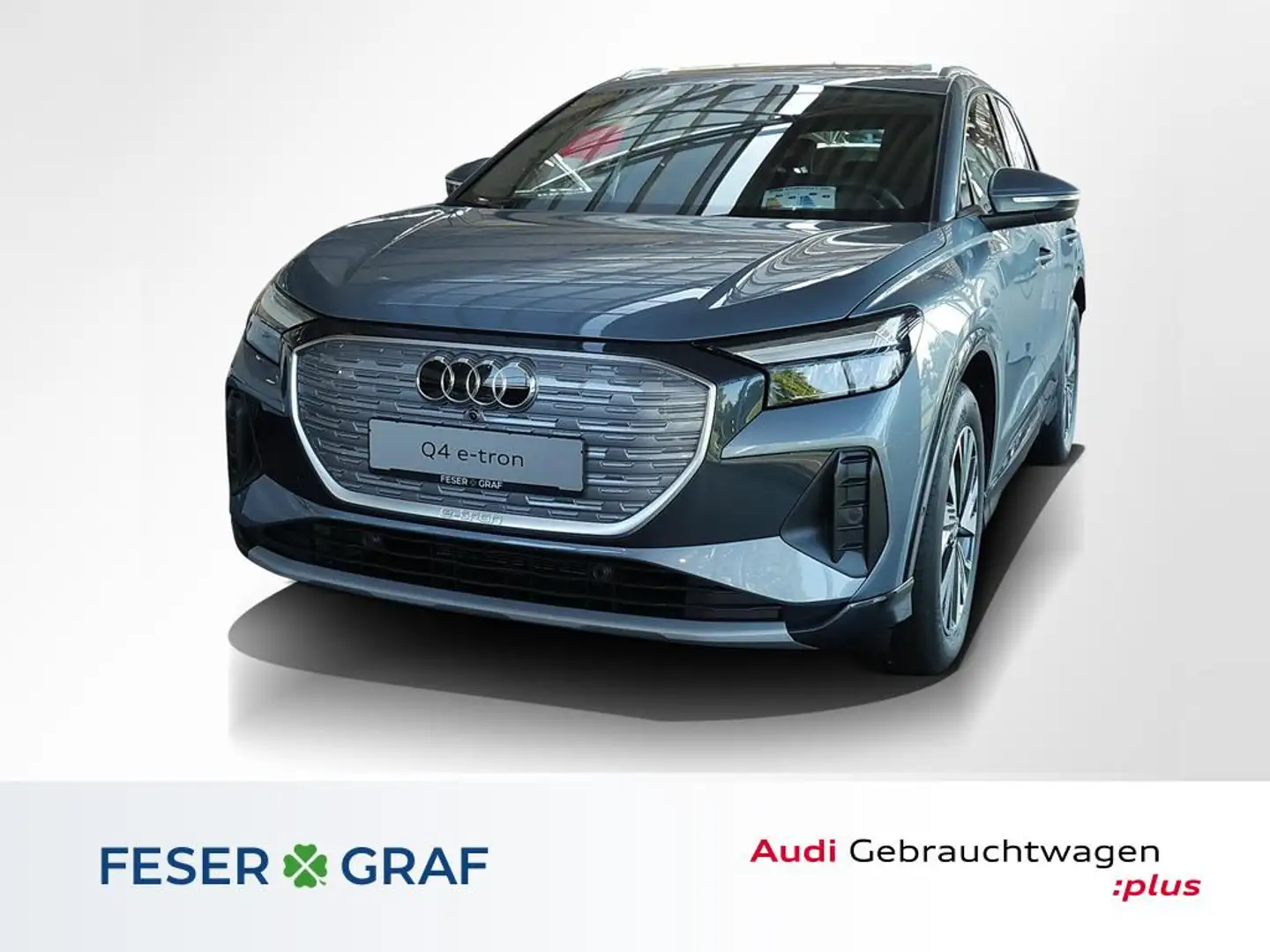 Audi Q4 e-tron 45 e-tron qu Pano,Navi,LED,Kameras Bleu - 1